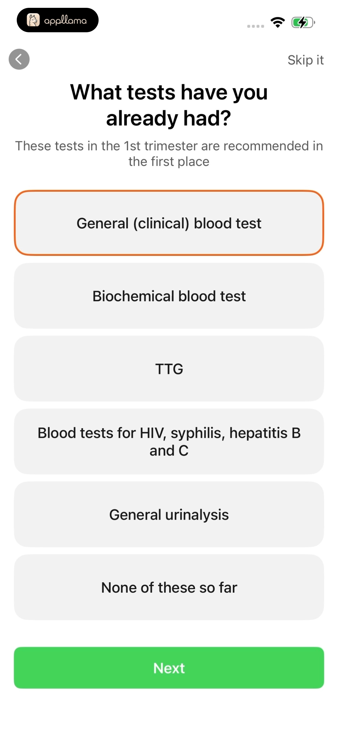Pregnancy Tests Question