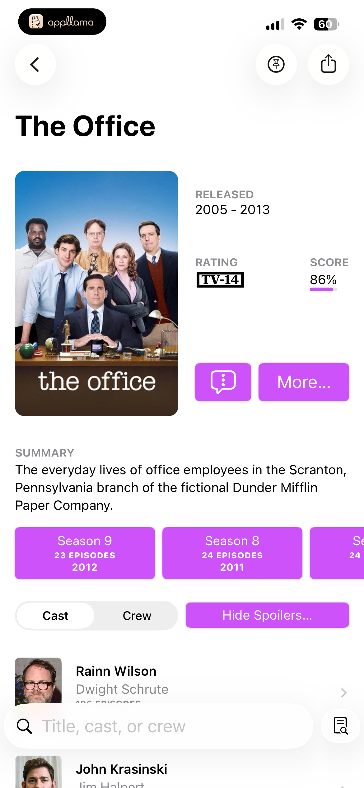 TV Show Details