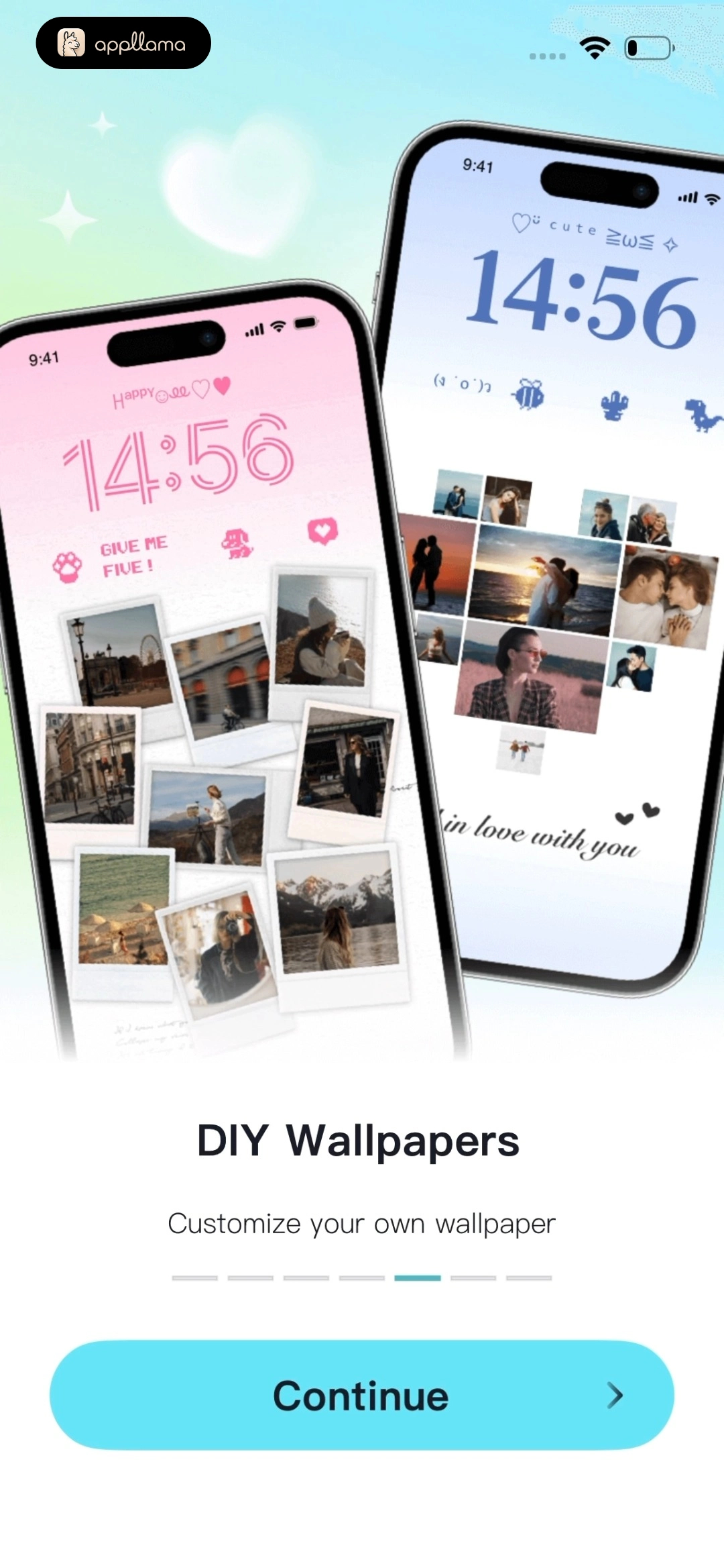 DIY Wallpaper Onboarding