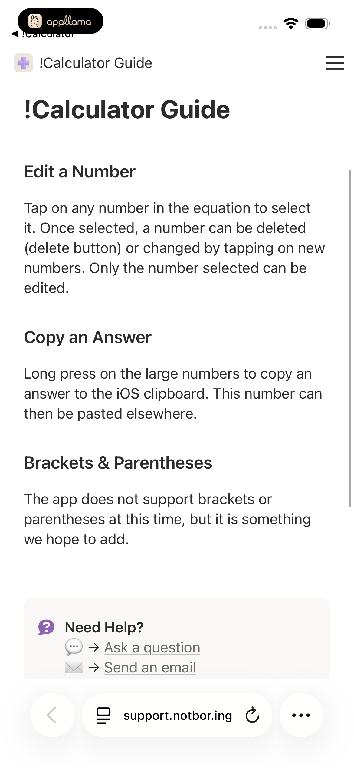 Calculator Guide