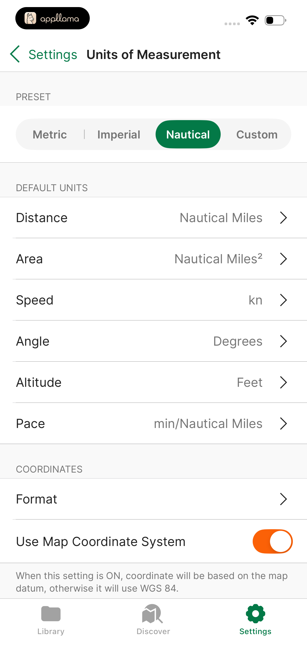 Units Nautical