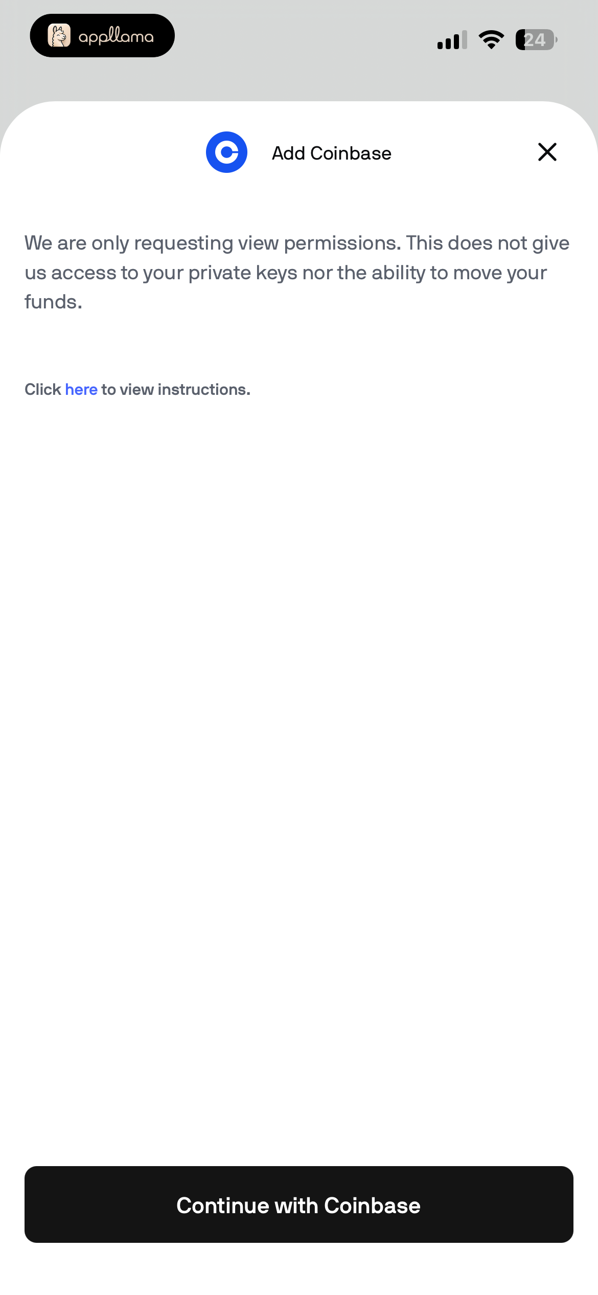 Coinbase Connection Intro