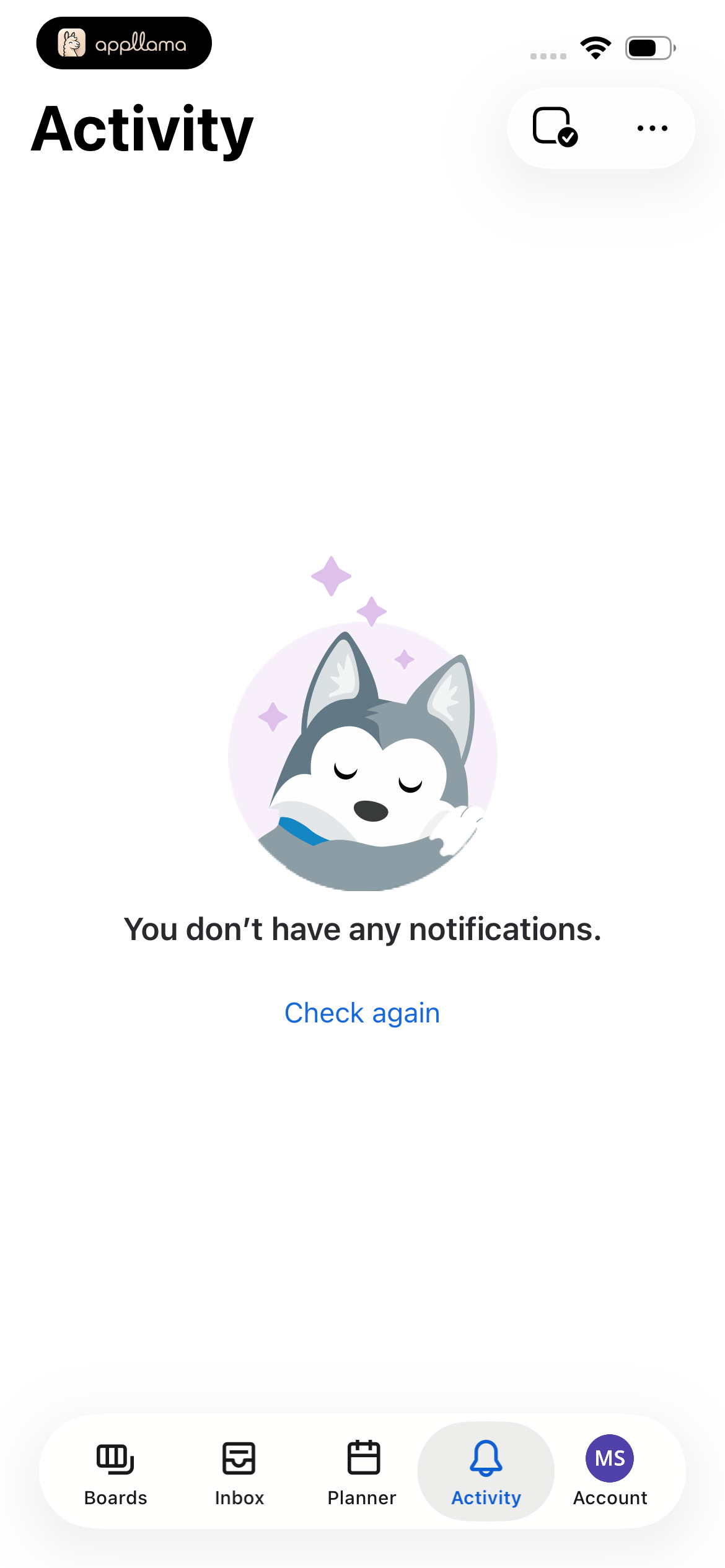 Activity Empty State