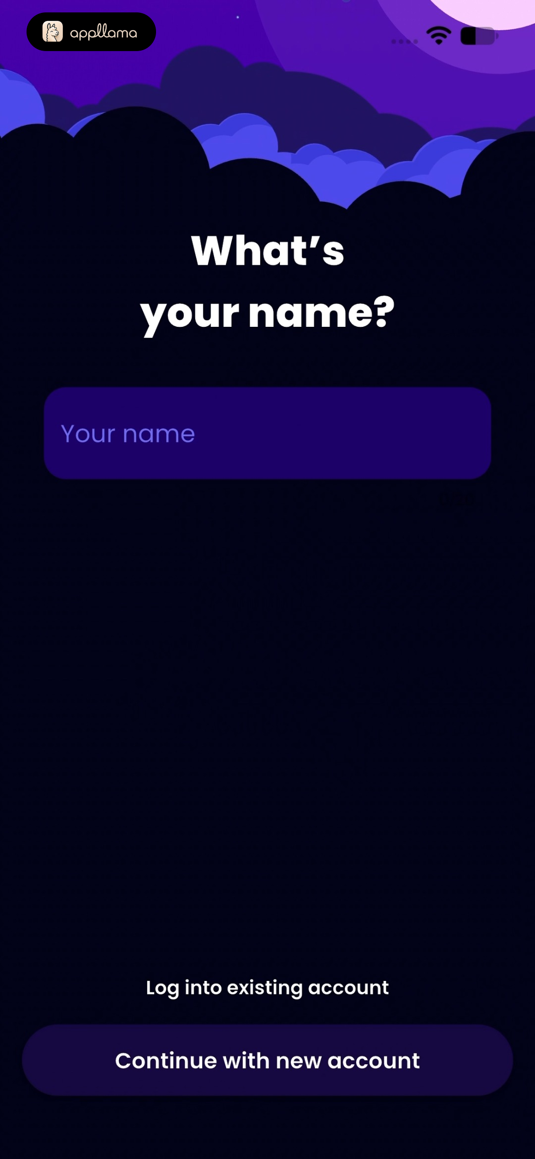 Name Entry