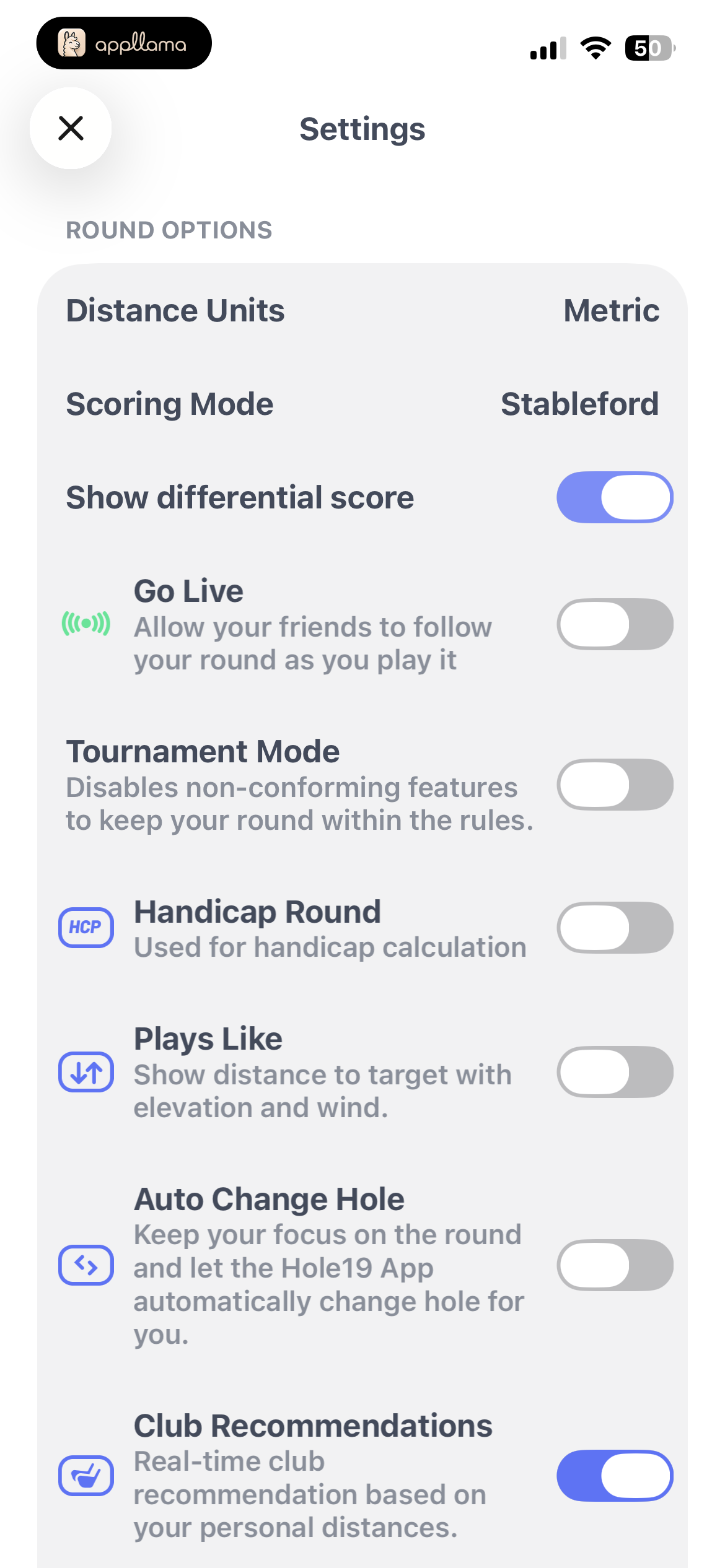 Round Preferences