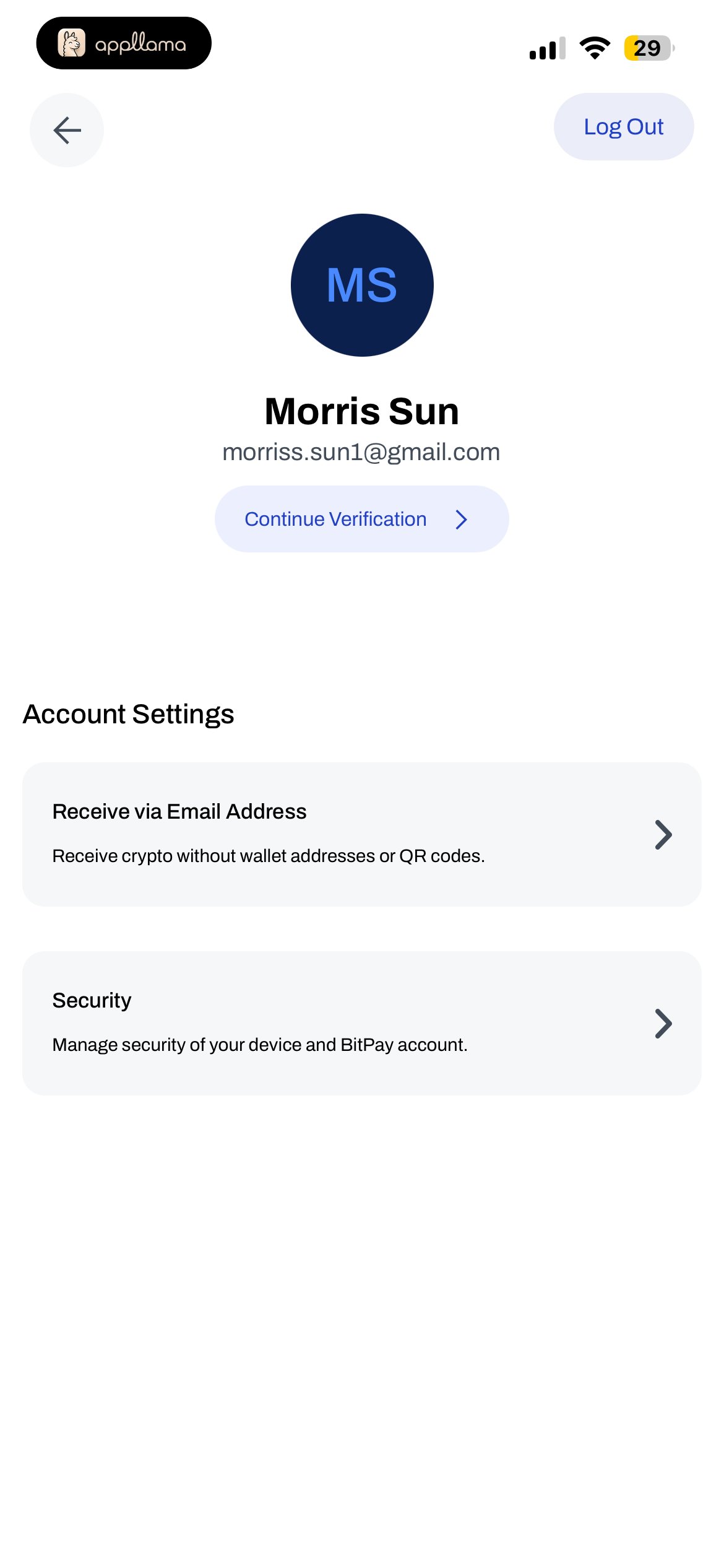 Account Profile