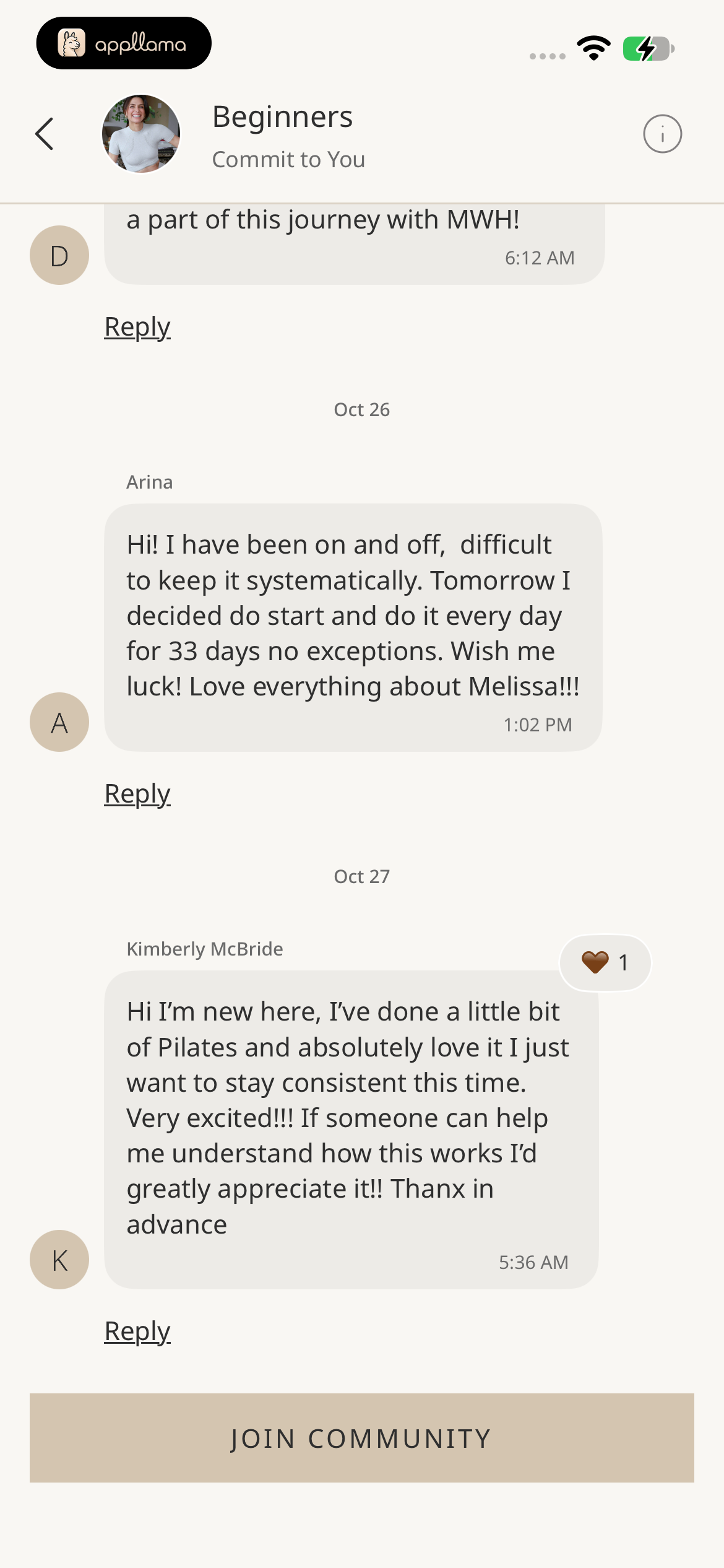 Community Chat Preview