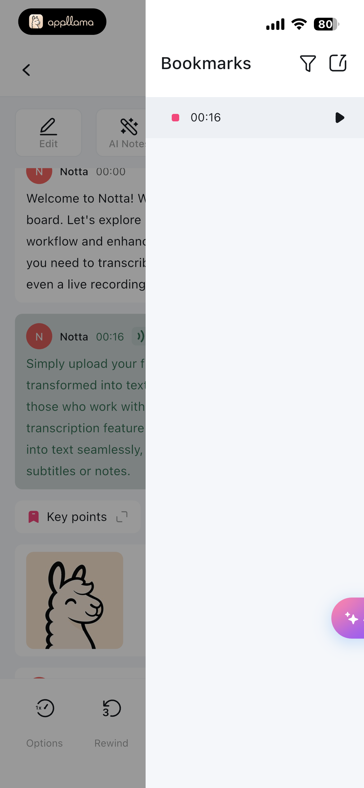 Bookmarks Panel