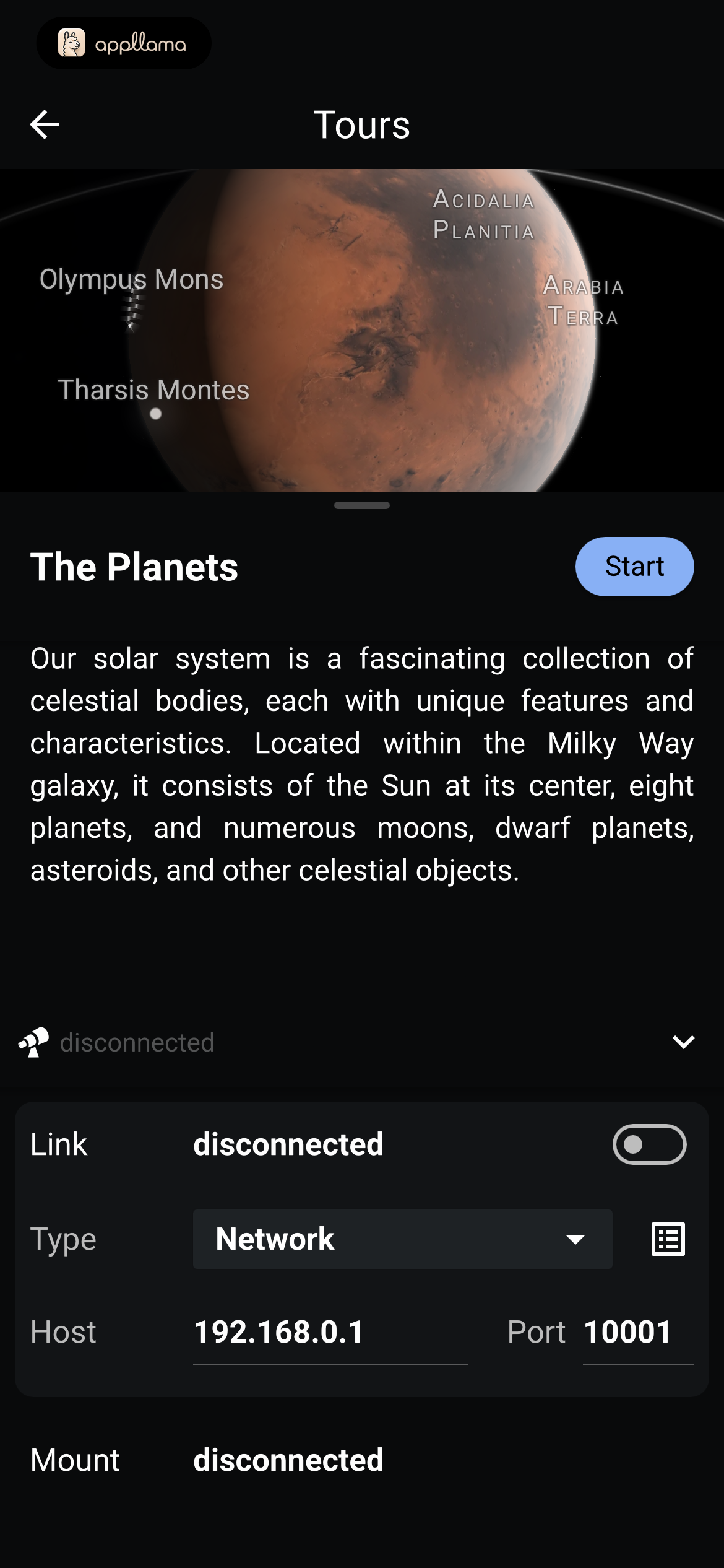The Planets Tour Intro
