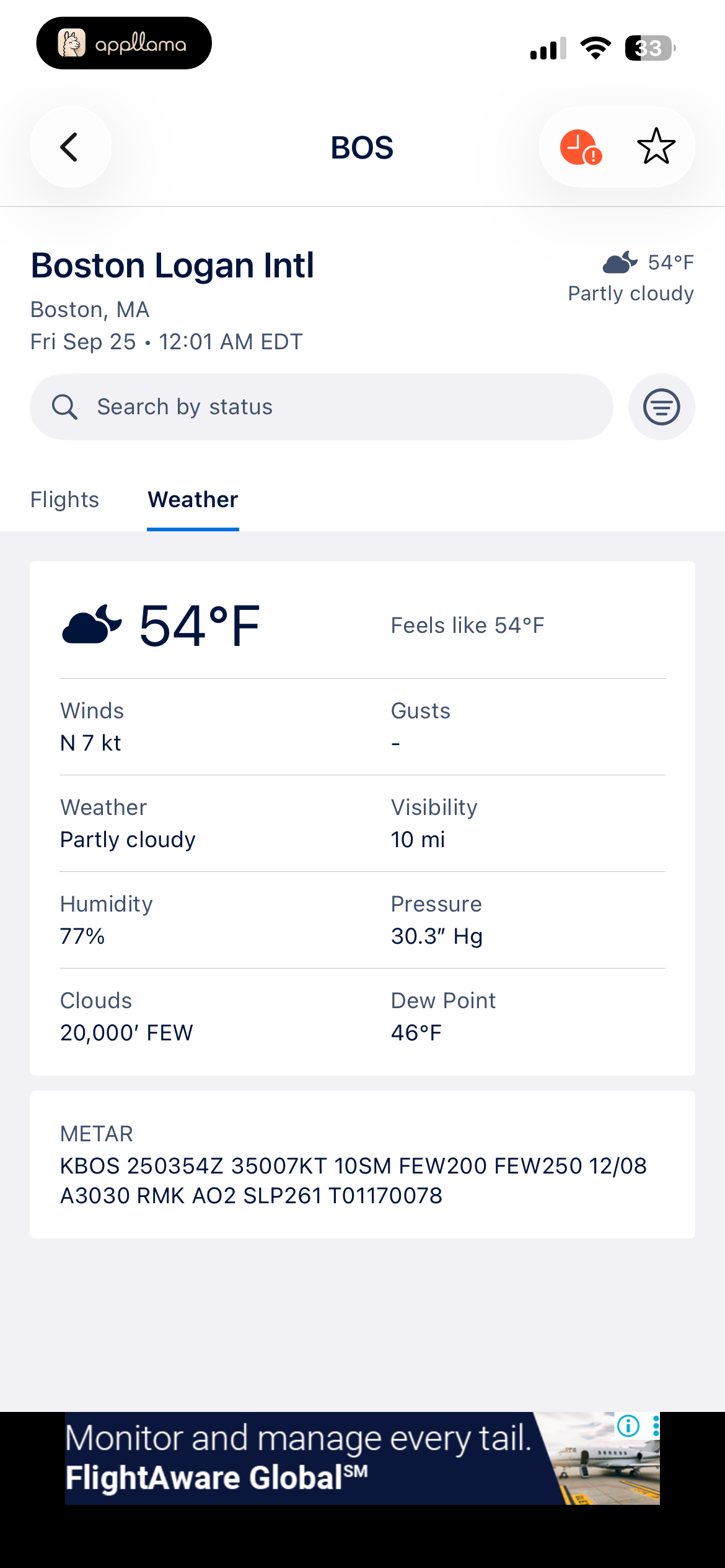 Airport Weather