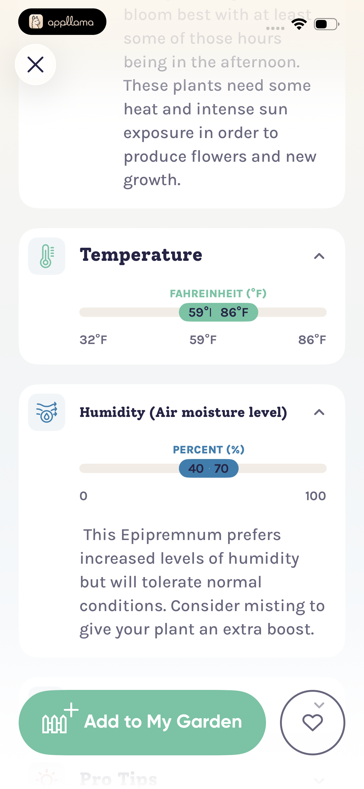 Temperature Humidity Guide