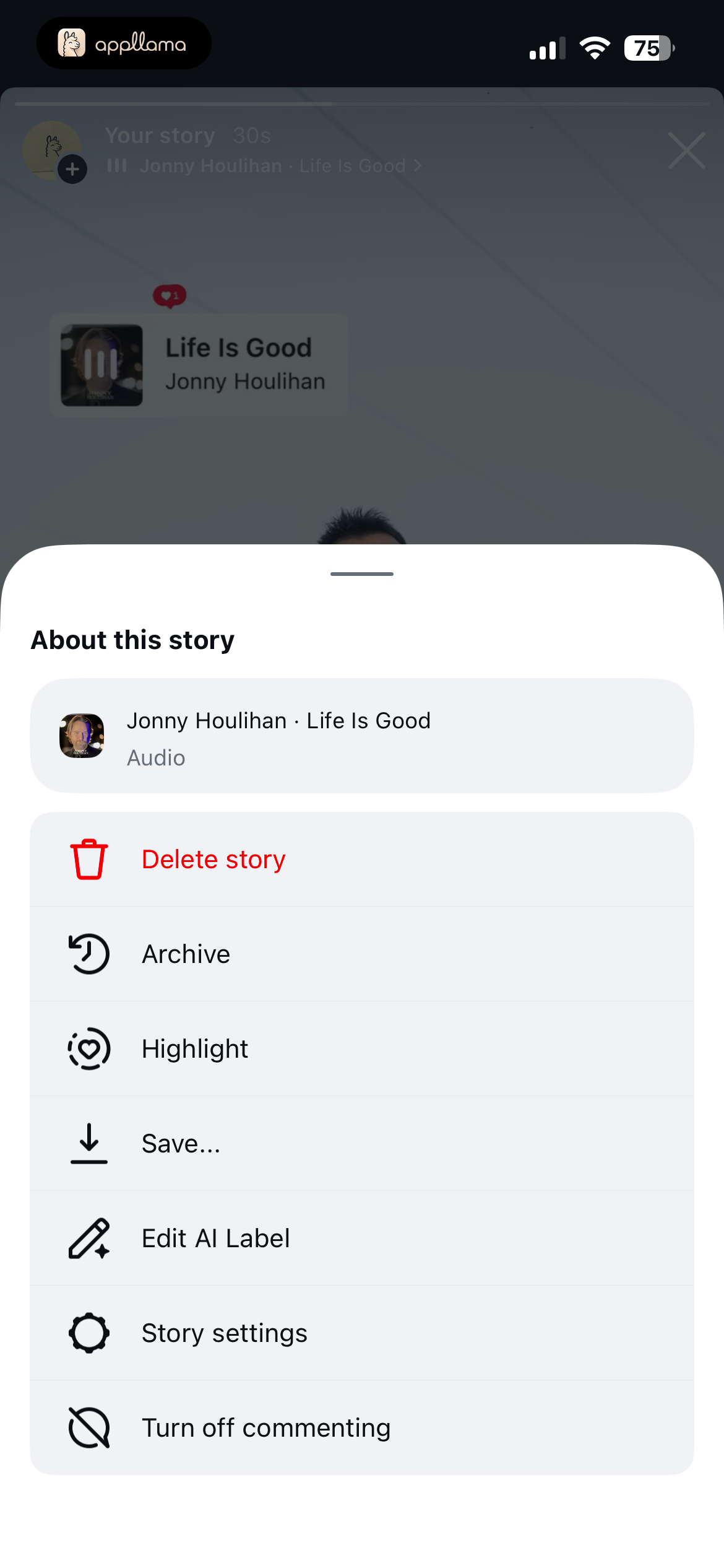 Story Options