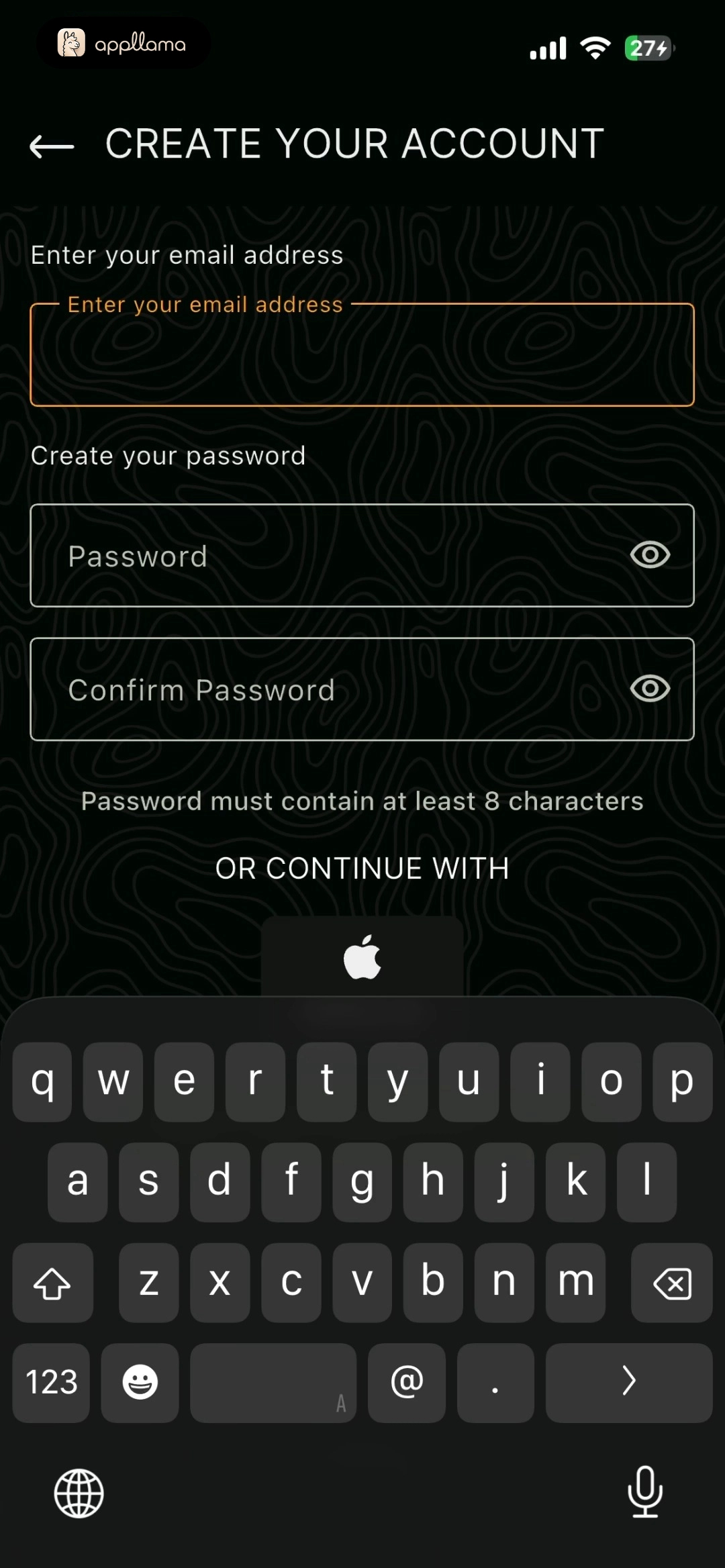 Create Account