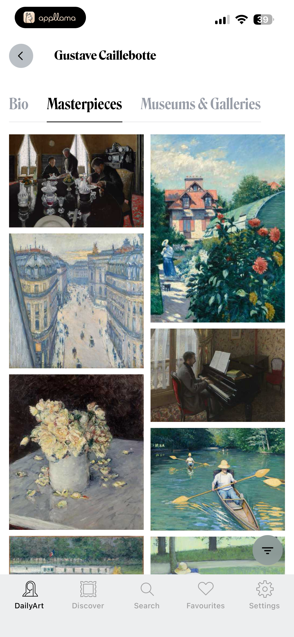 Artist Masterpieces