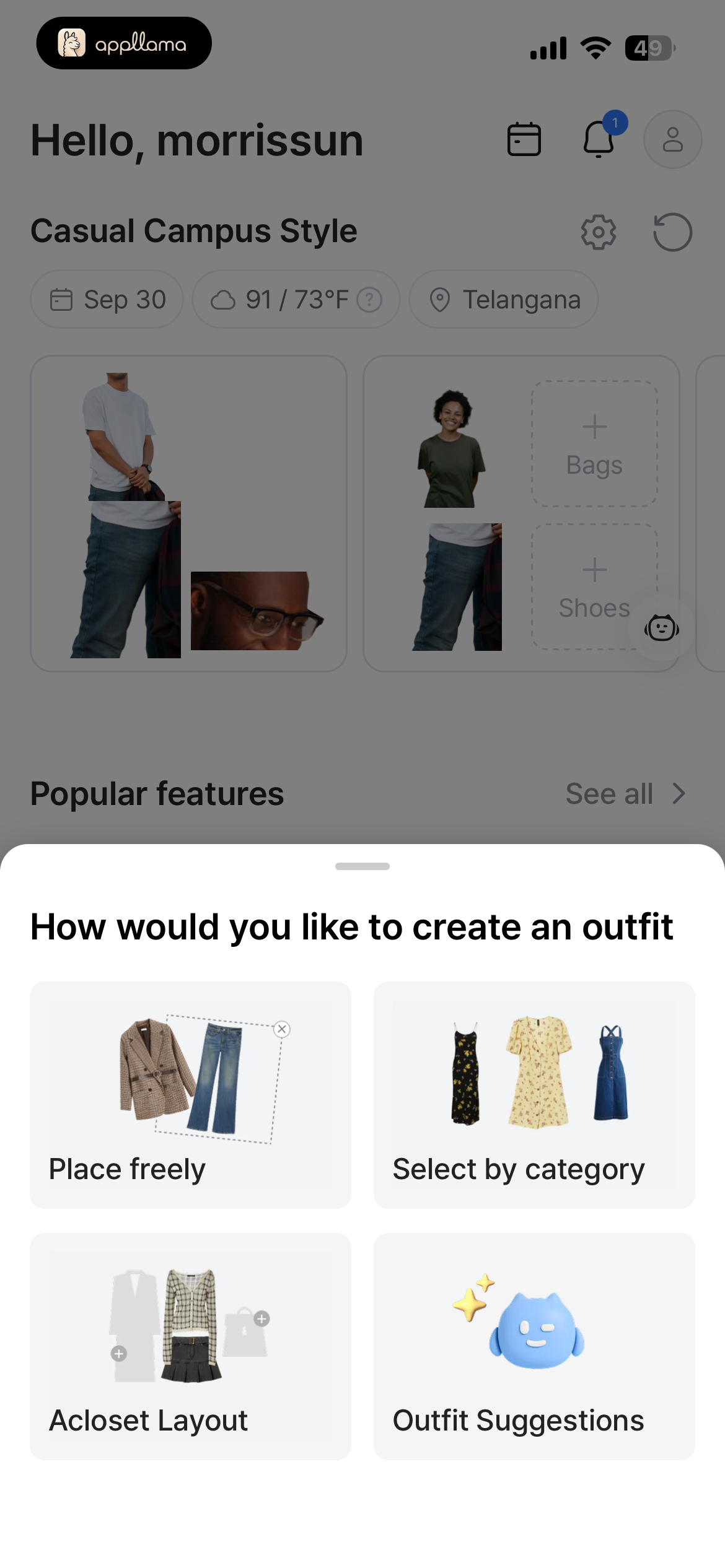 Create Outfit Methods