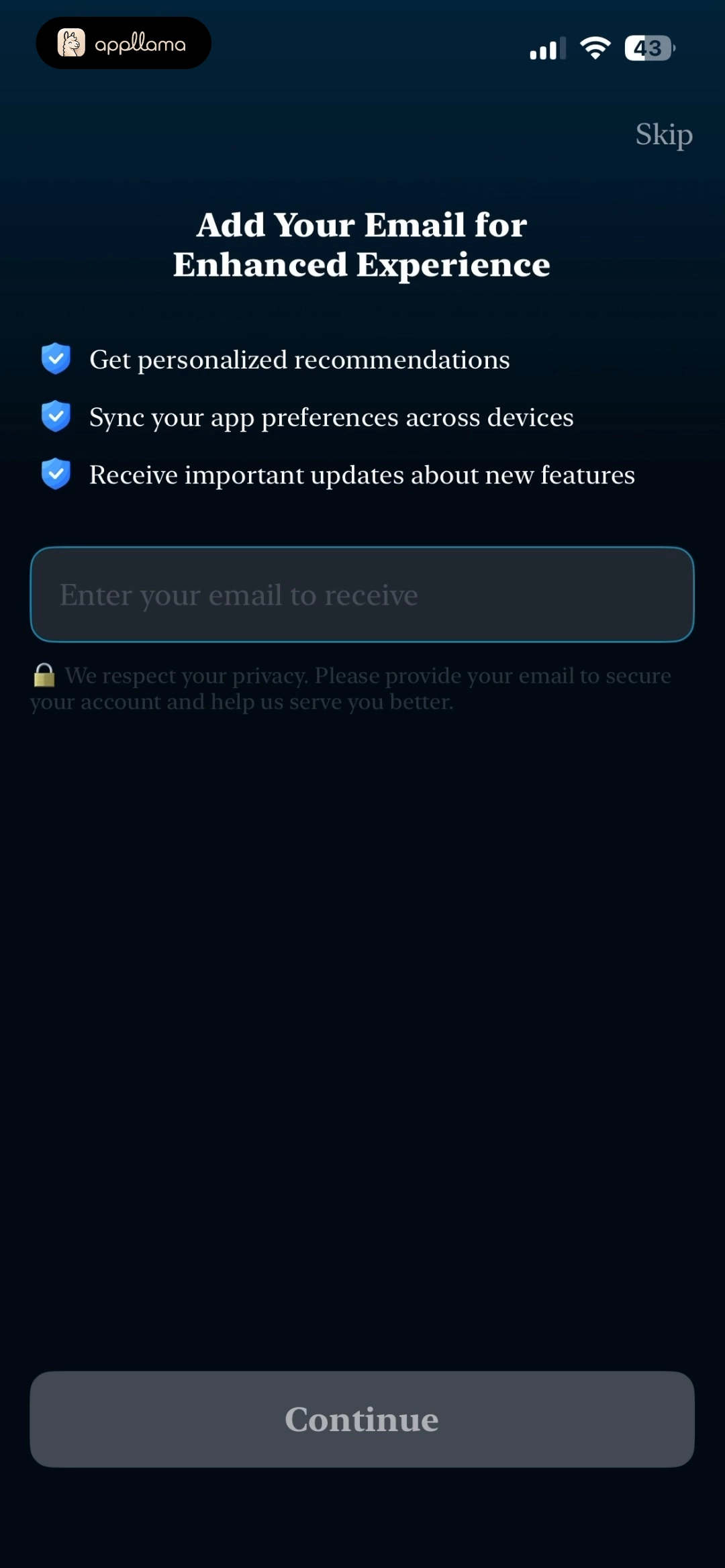Email Capture