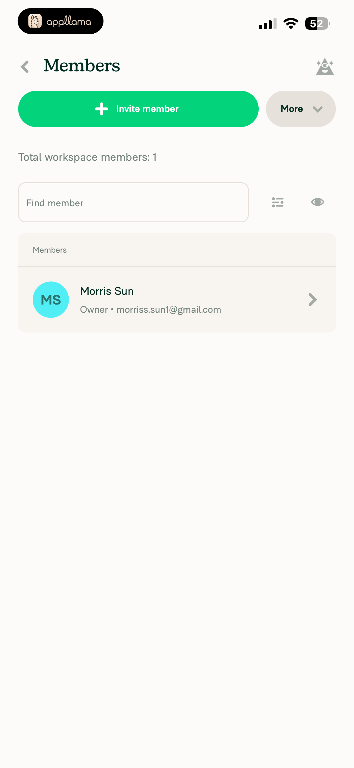 Workspace Members