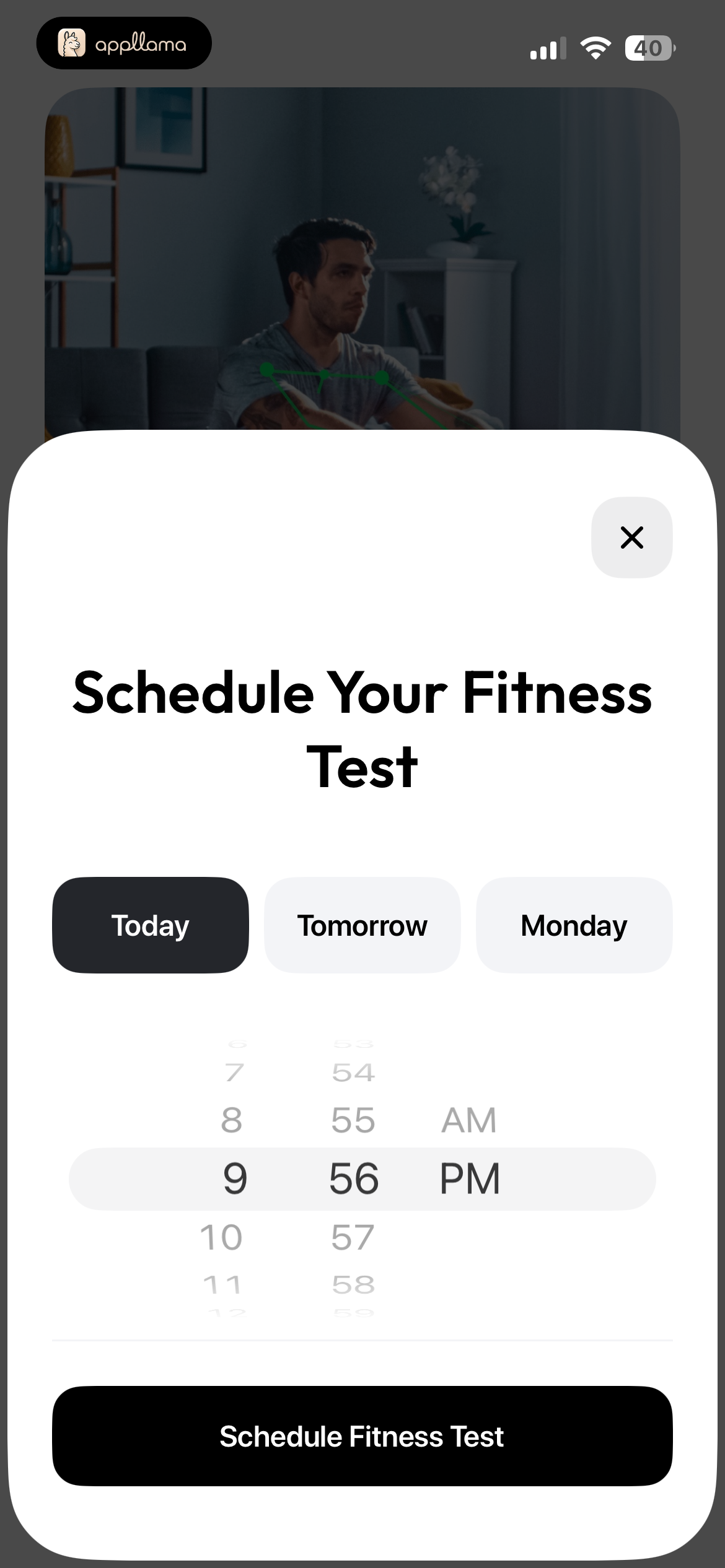 Fitness Test Scheduler