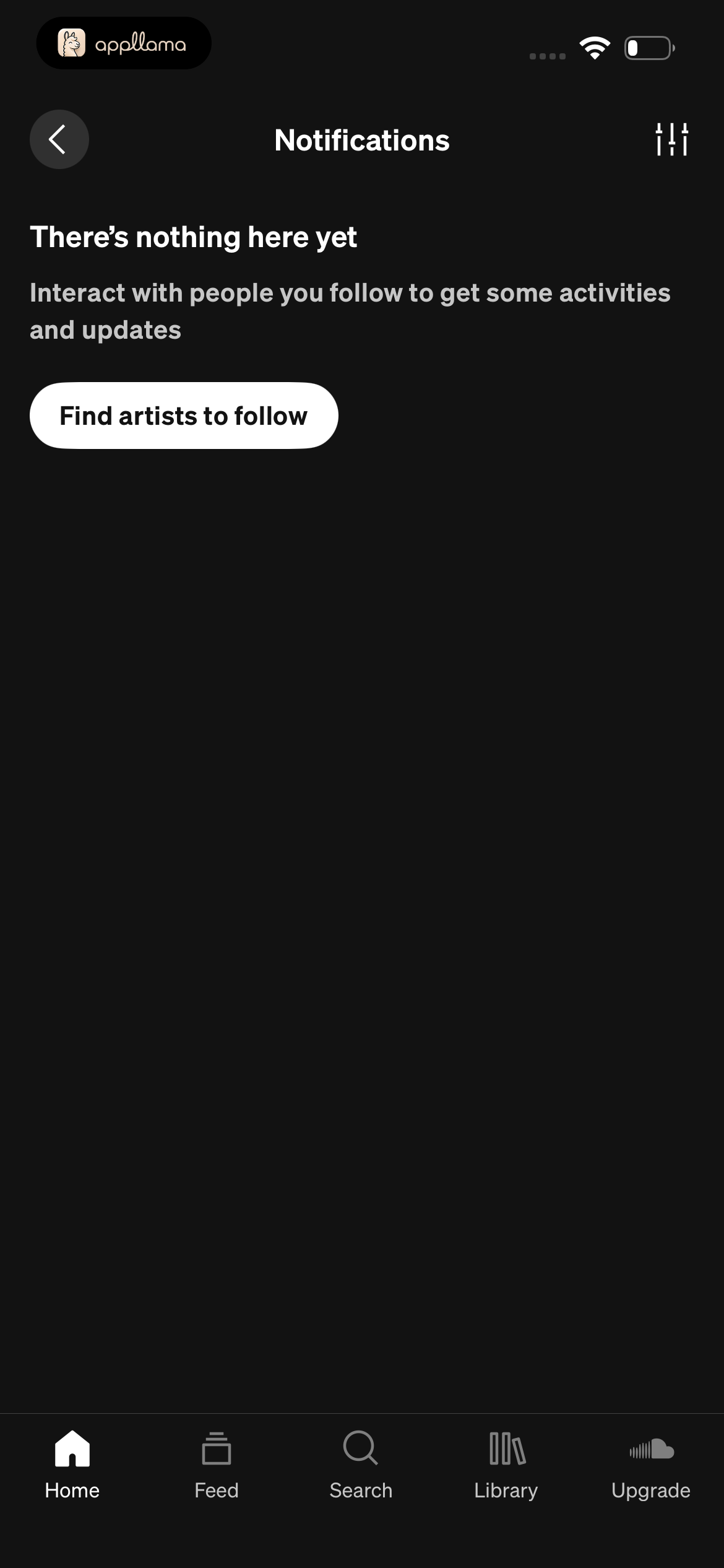 Notifications Empty