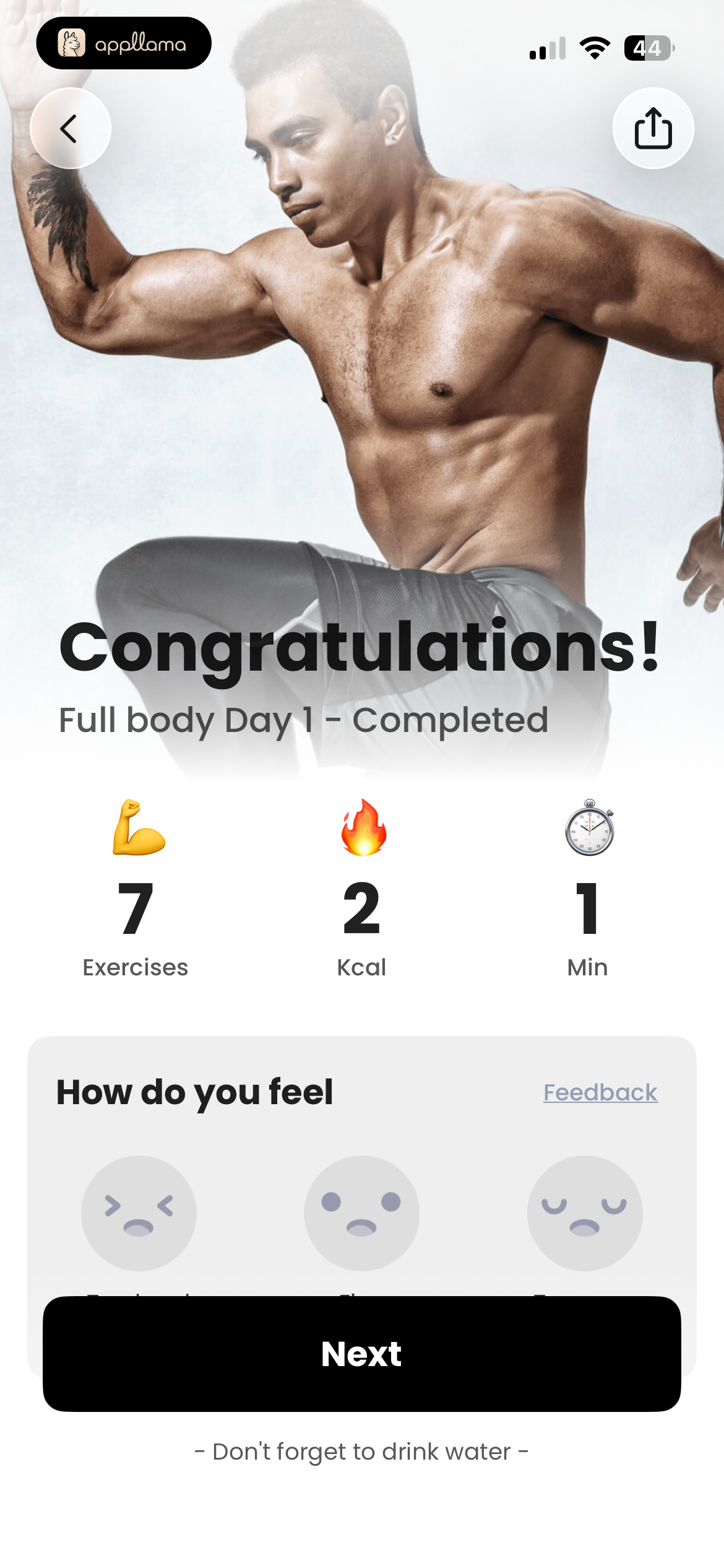 Workout Complete