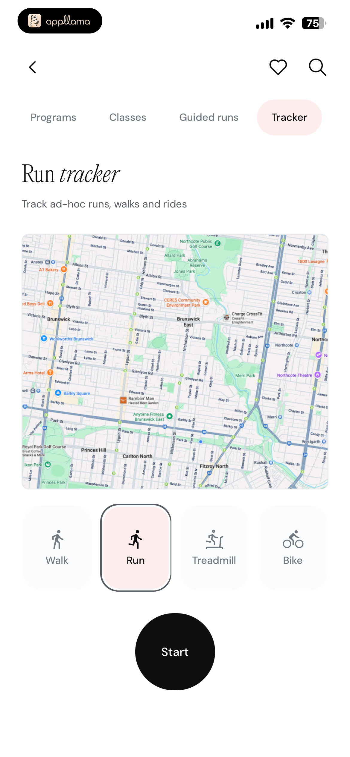 Run Map Setup