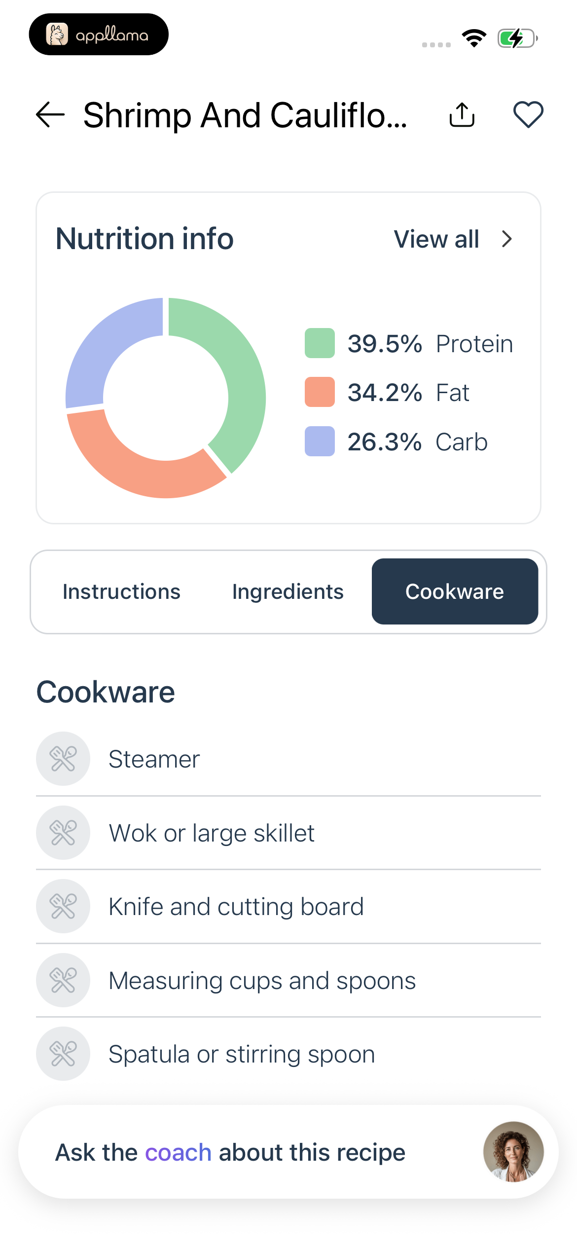 Recipe Cookware