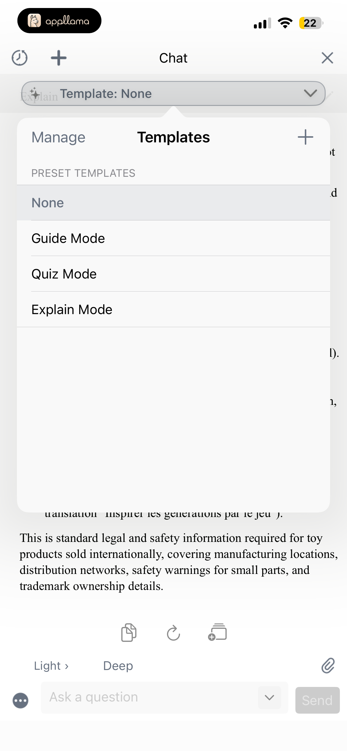 Chat Templates