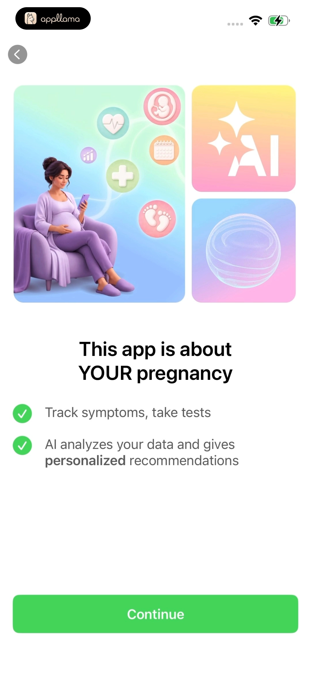 Pregnancy App Intro