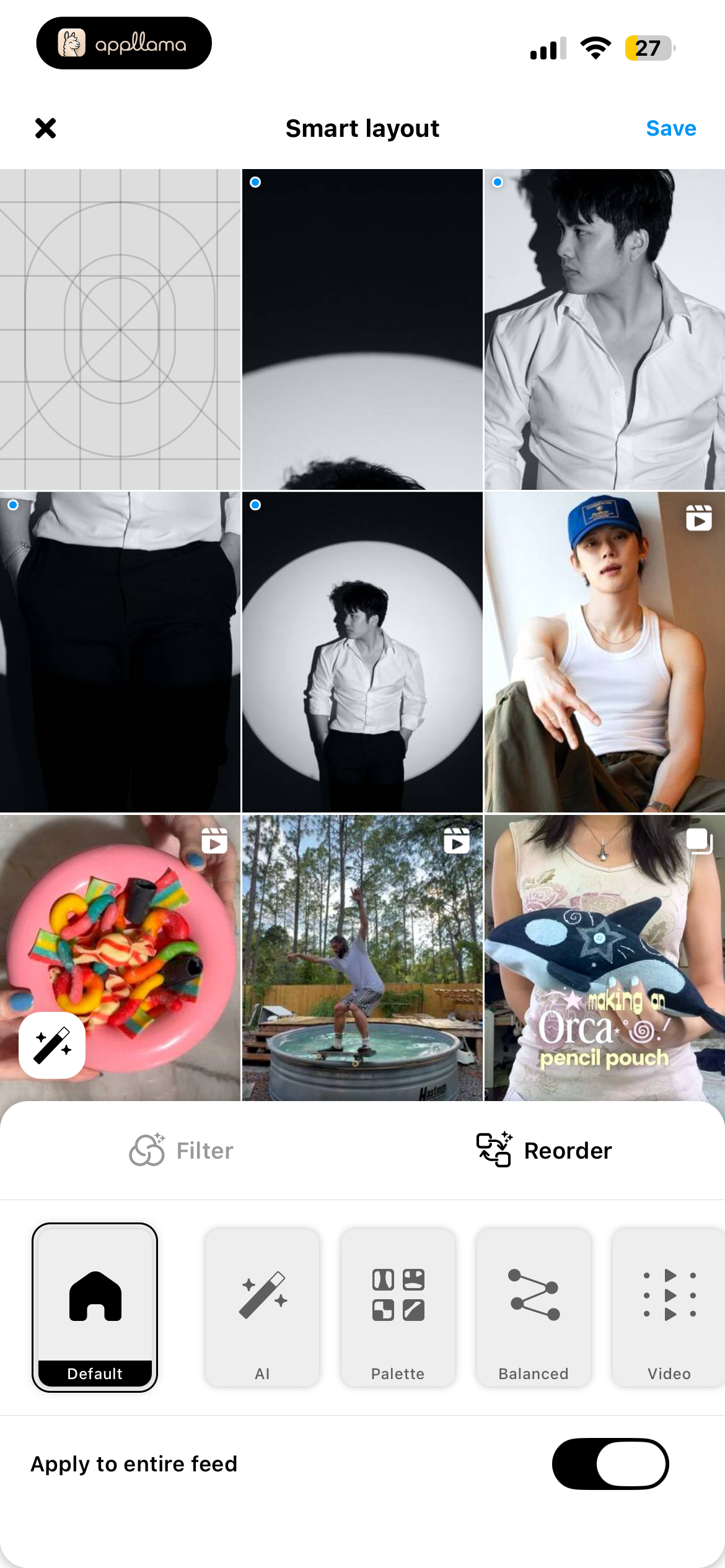 Smart Layout Reorder