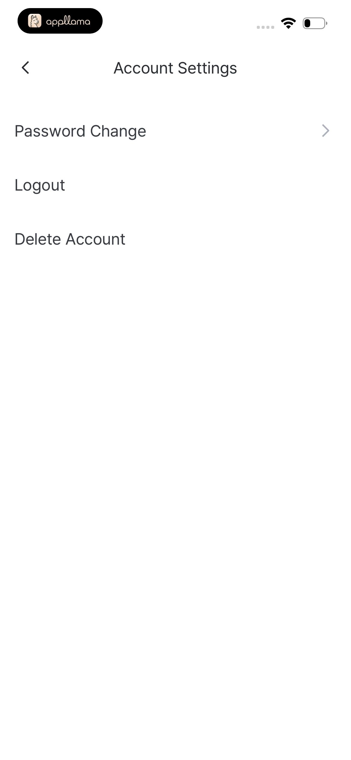 Account Settings