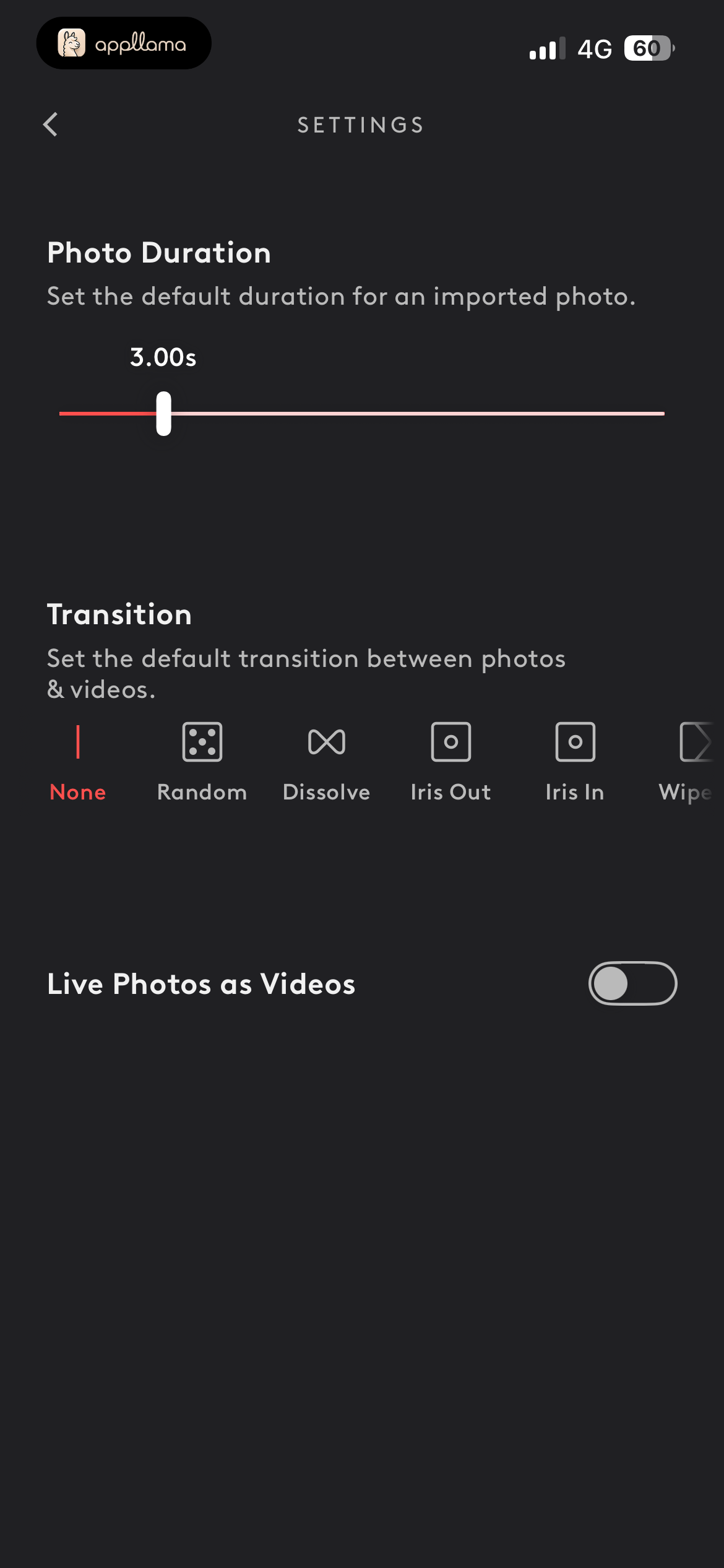 Project Settings