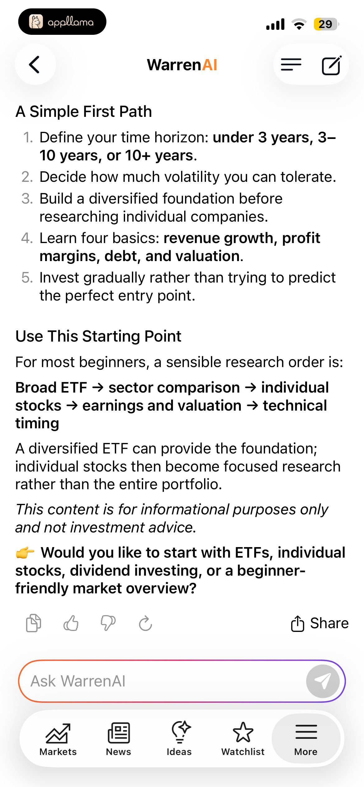 Warren AI Answer Detail