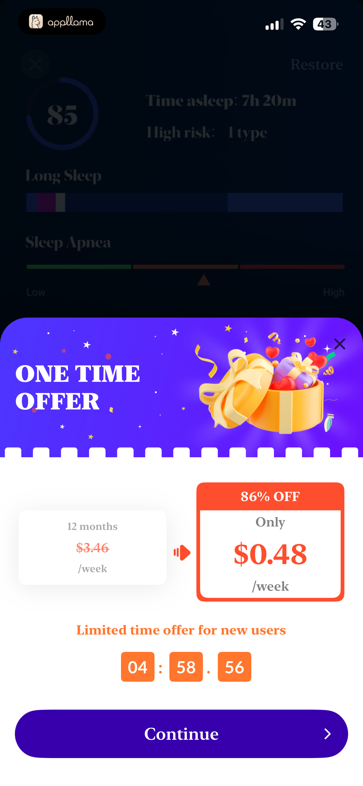 One-Time Offer