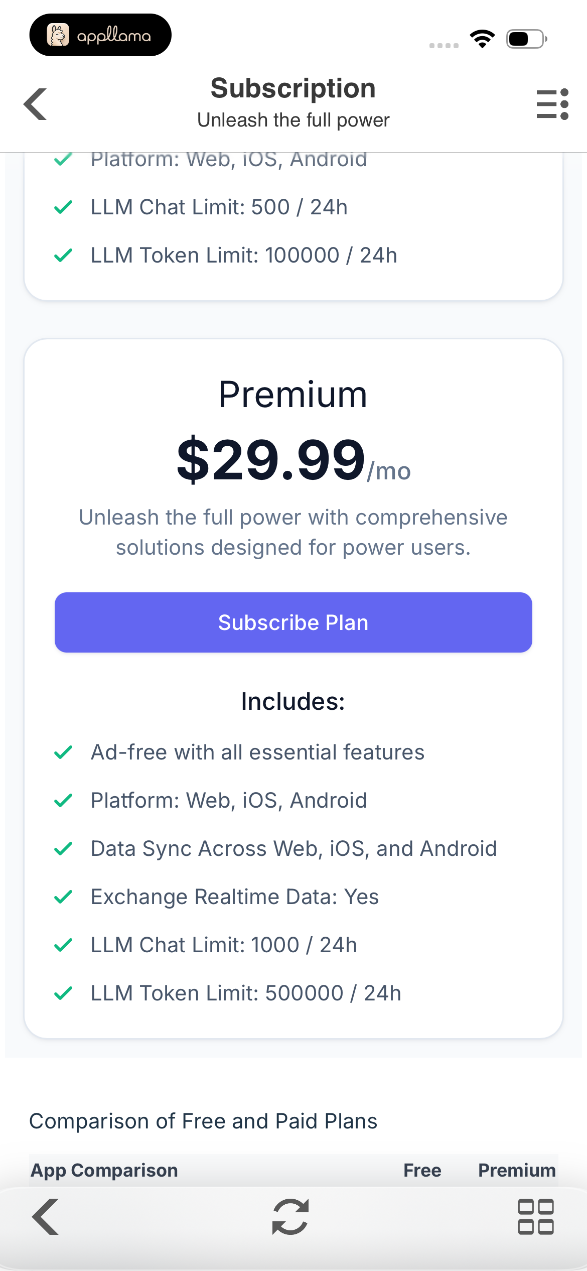 Premium Subscription Offer