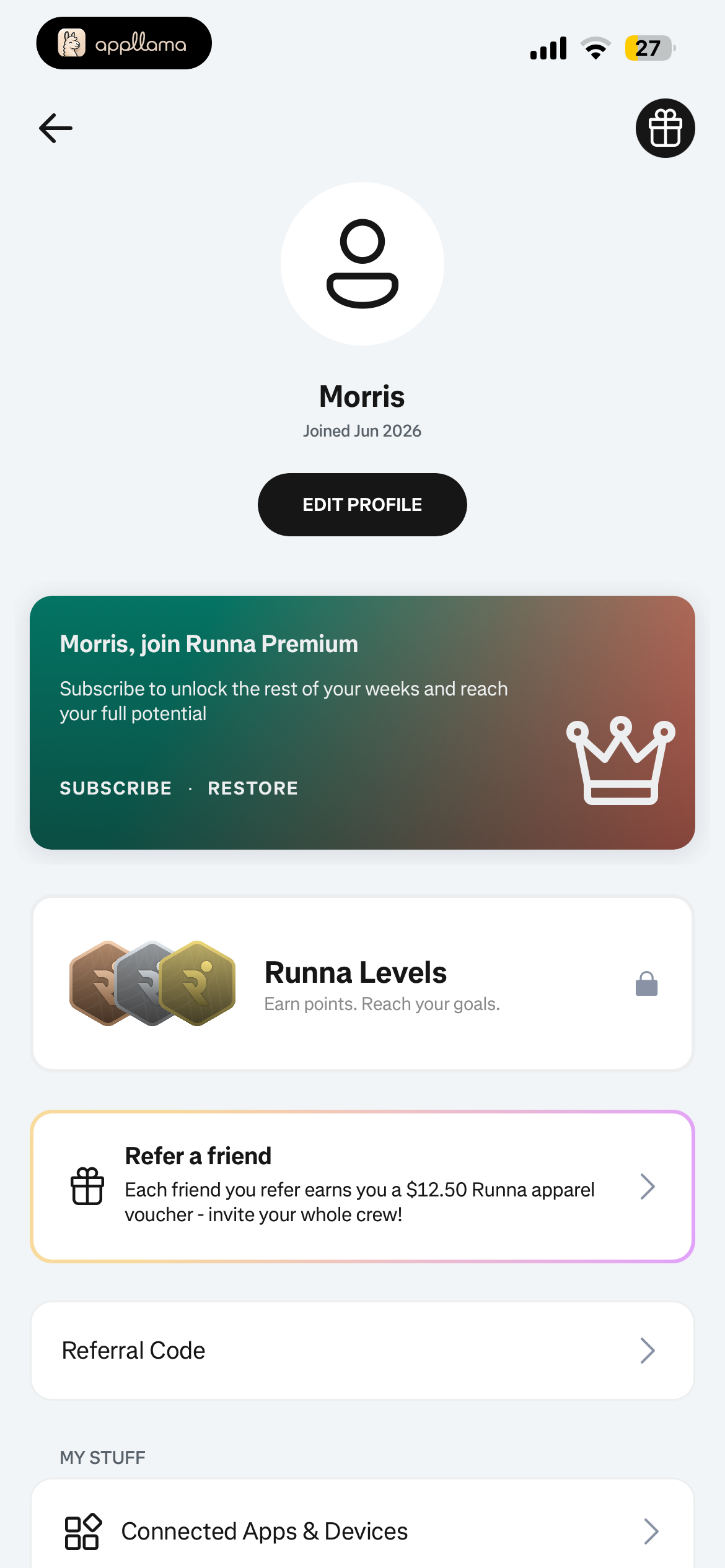 Profile Home