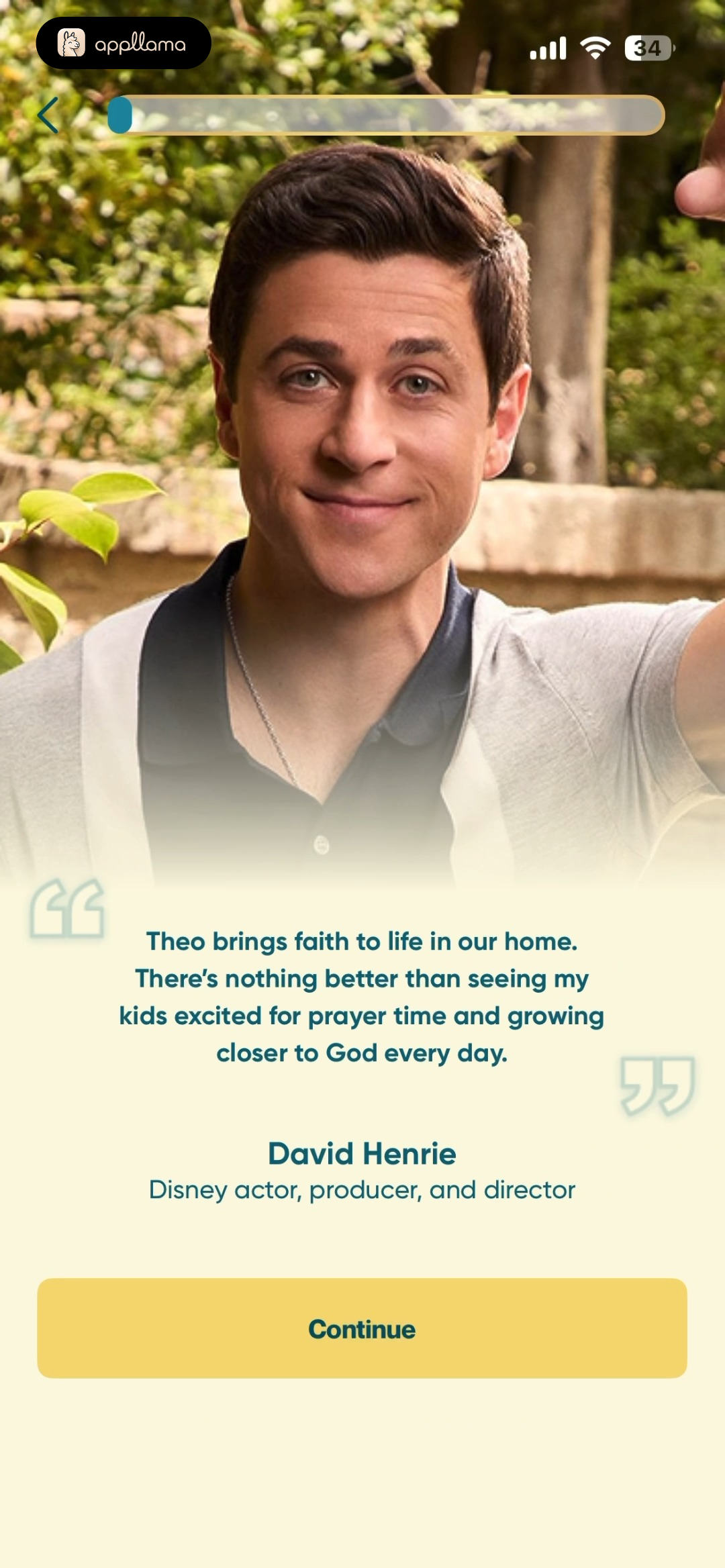 Celebrity Testimonial