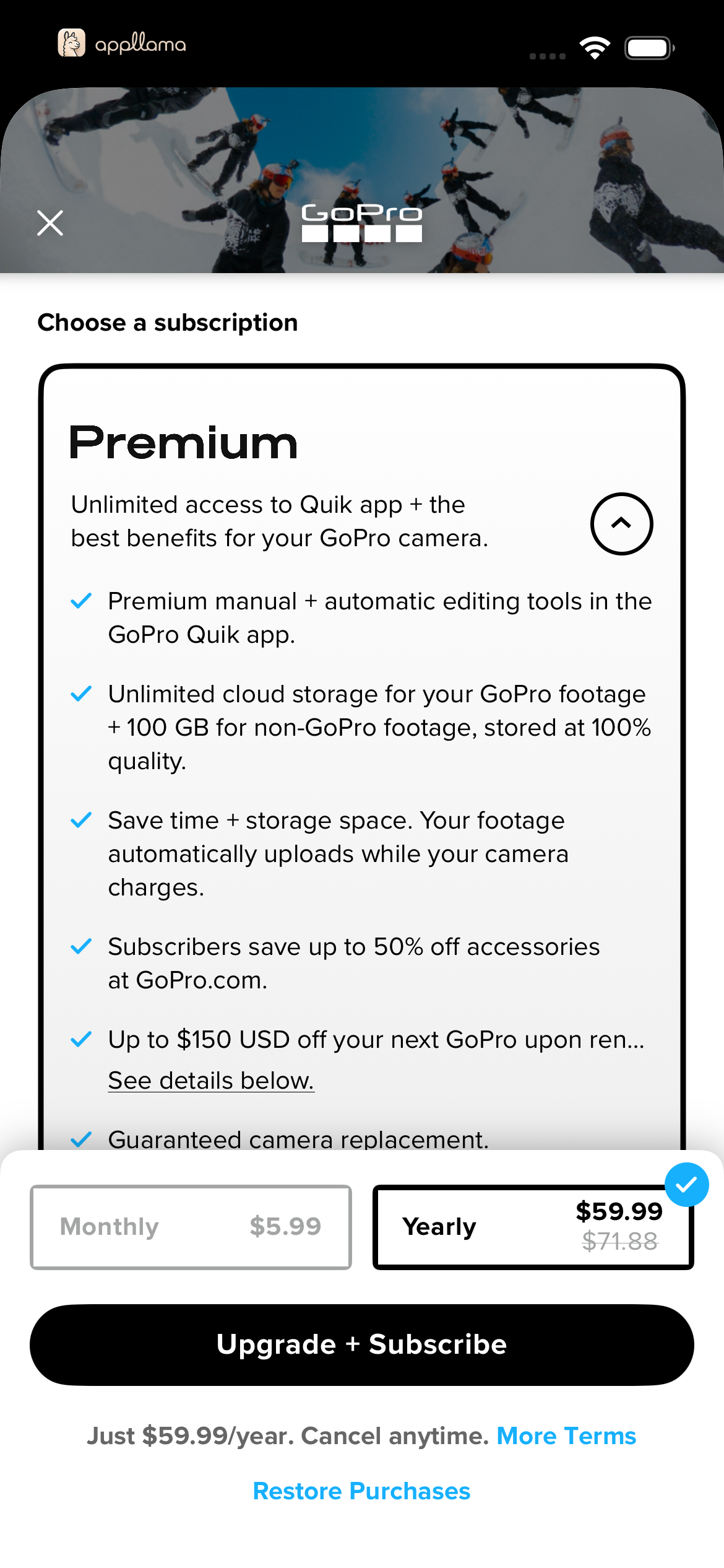 Premium Subscription Offer