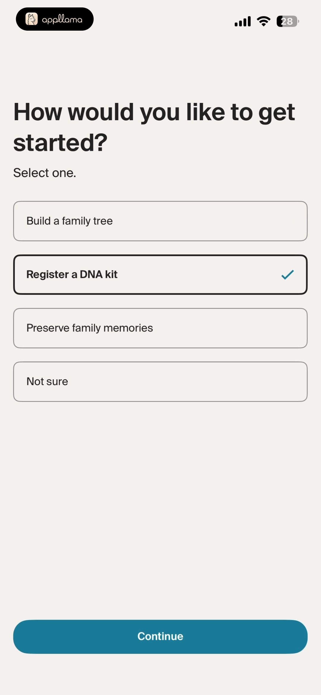 Onboarding Goal