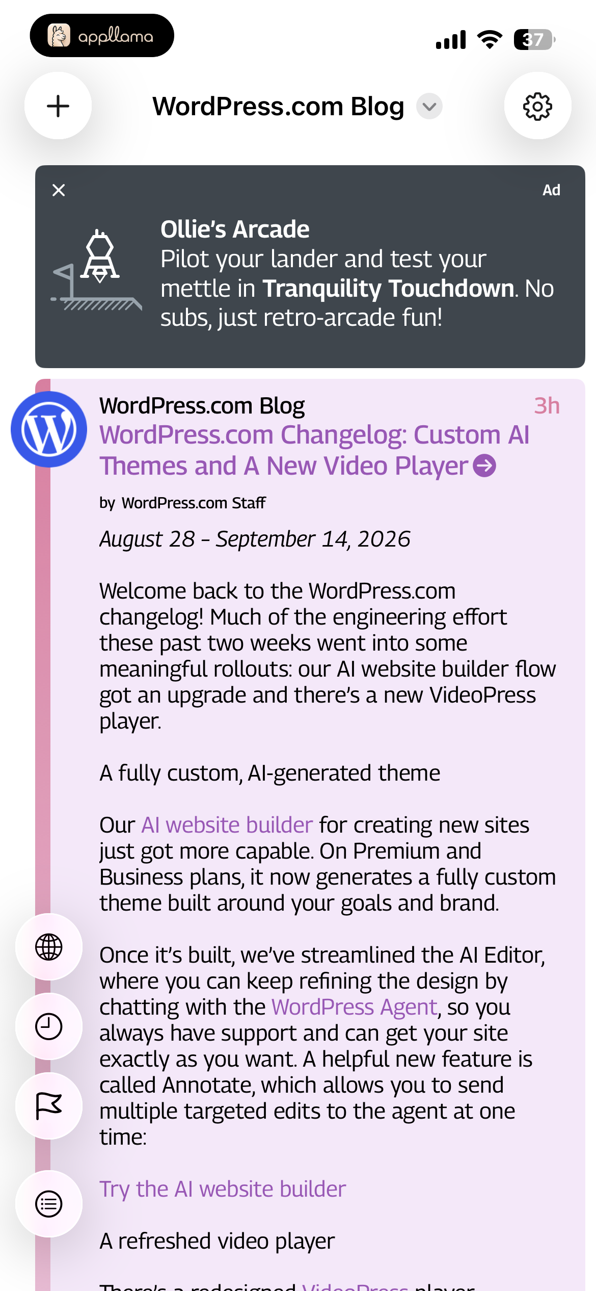 WordPress Feed