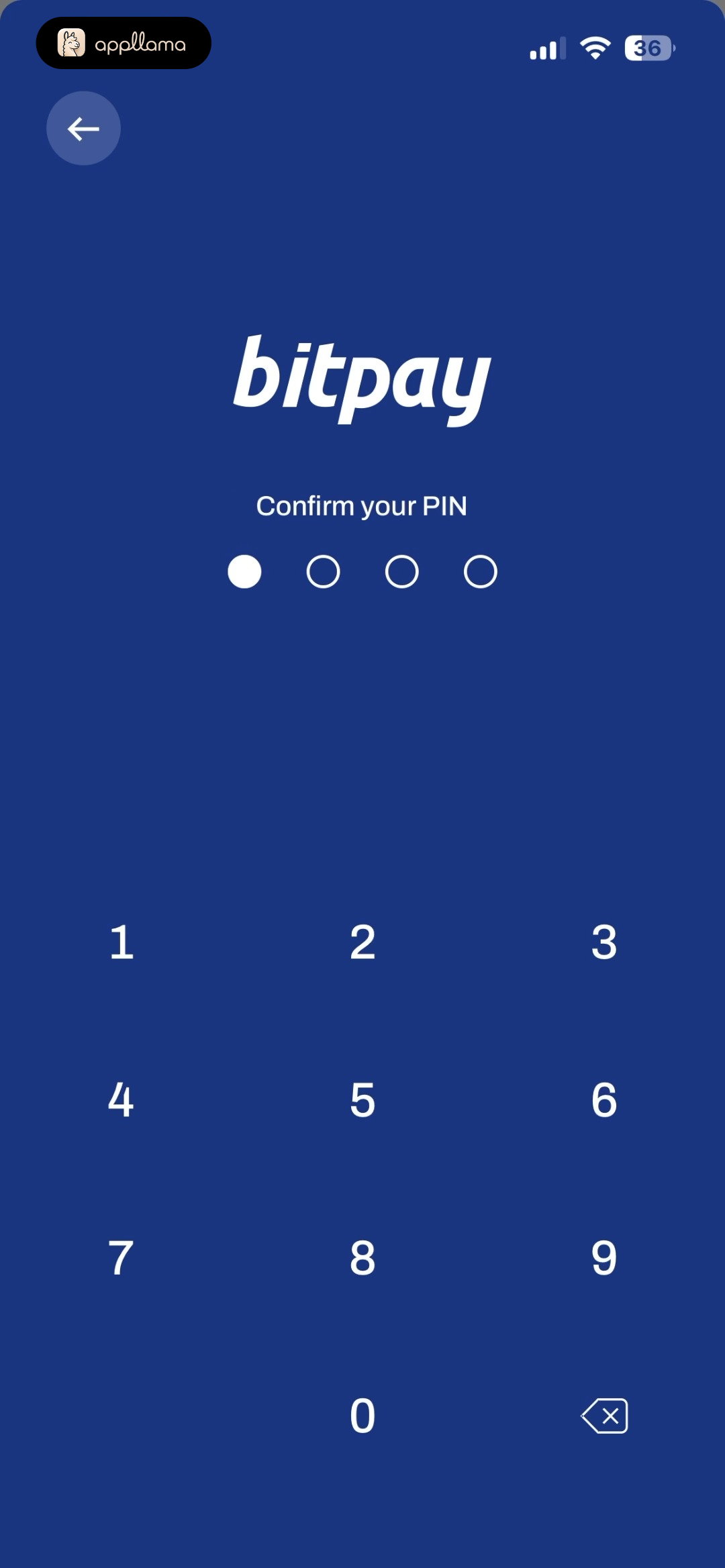 Create PIN