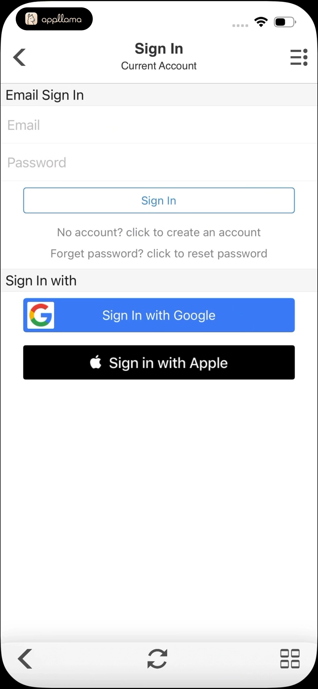 Sign In