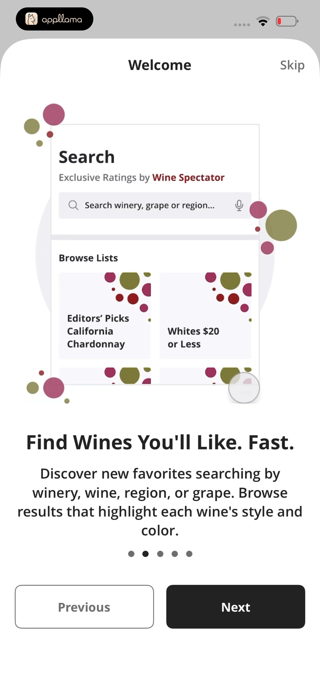 Onboarding Search