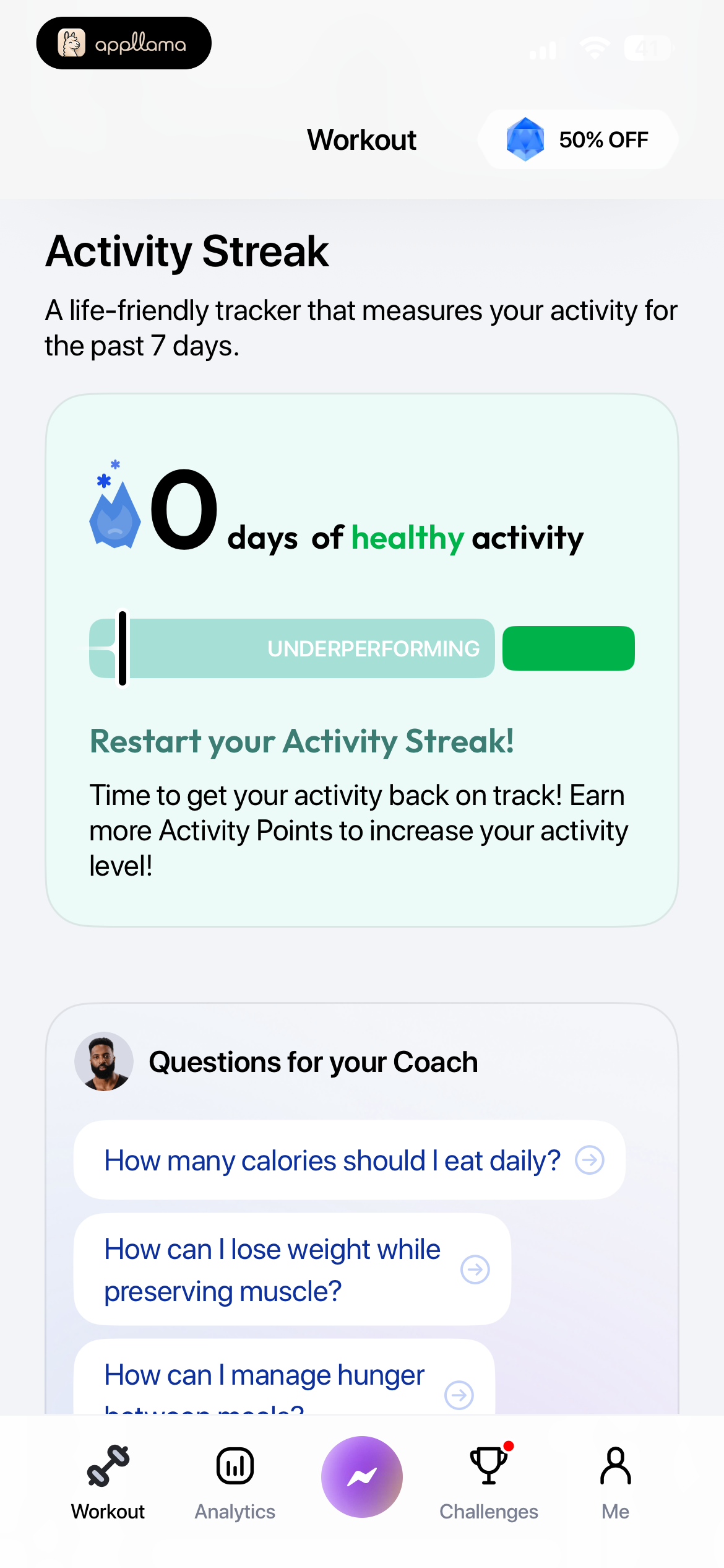 Activity Streak