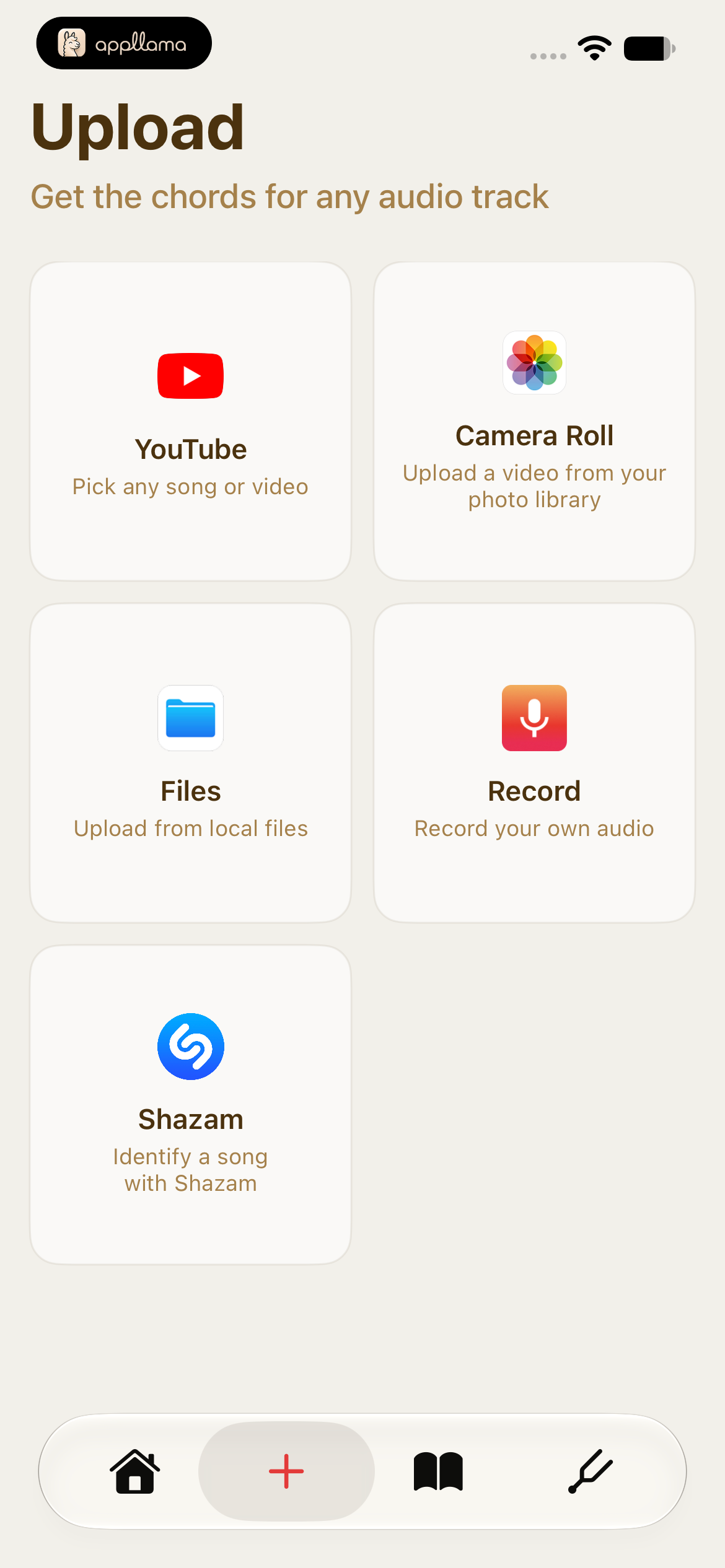 Audio Source Upload