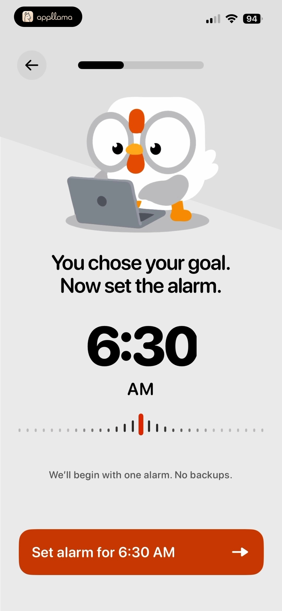 Alarm Time Setup