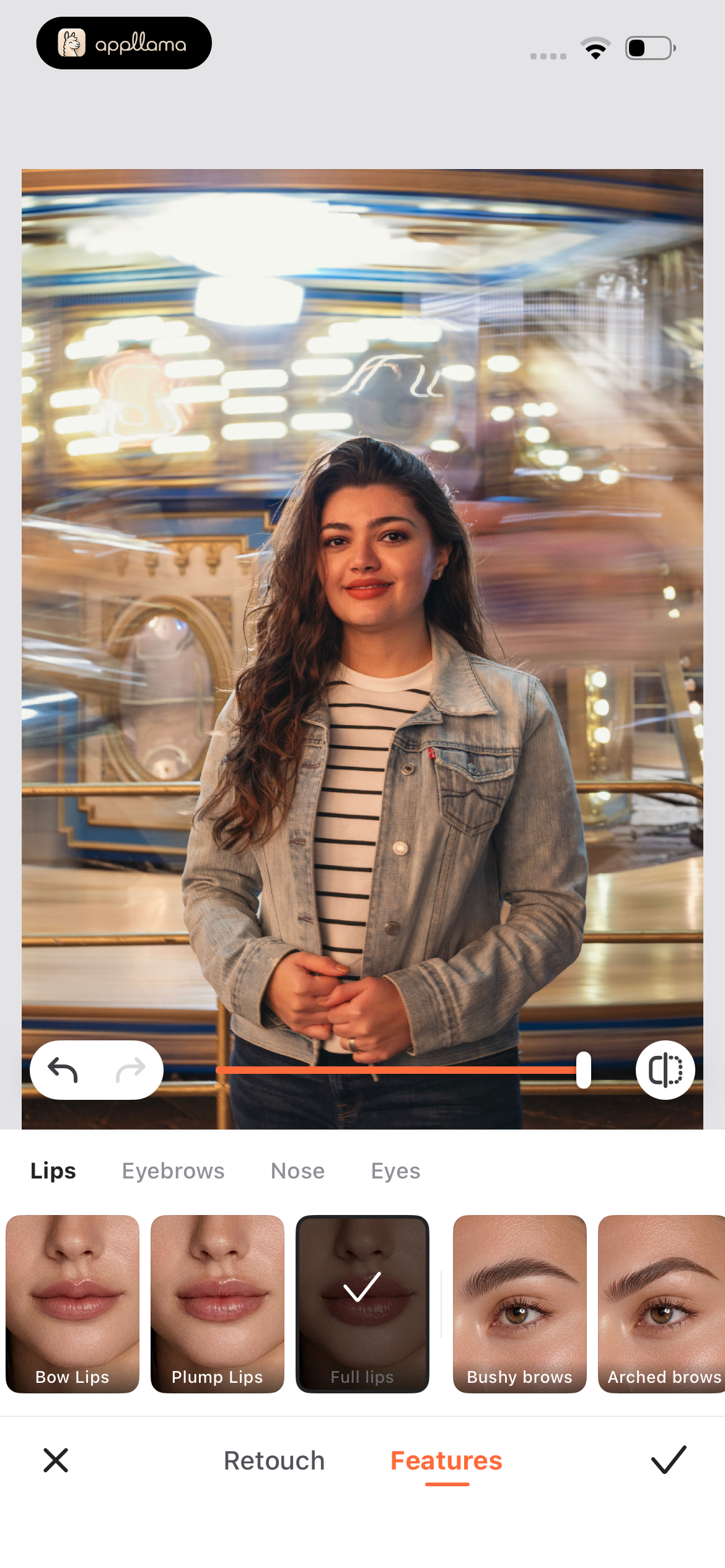 Facial Features Editor