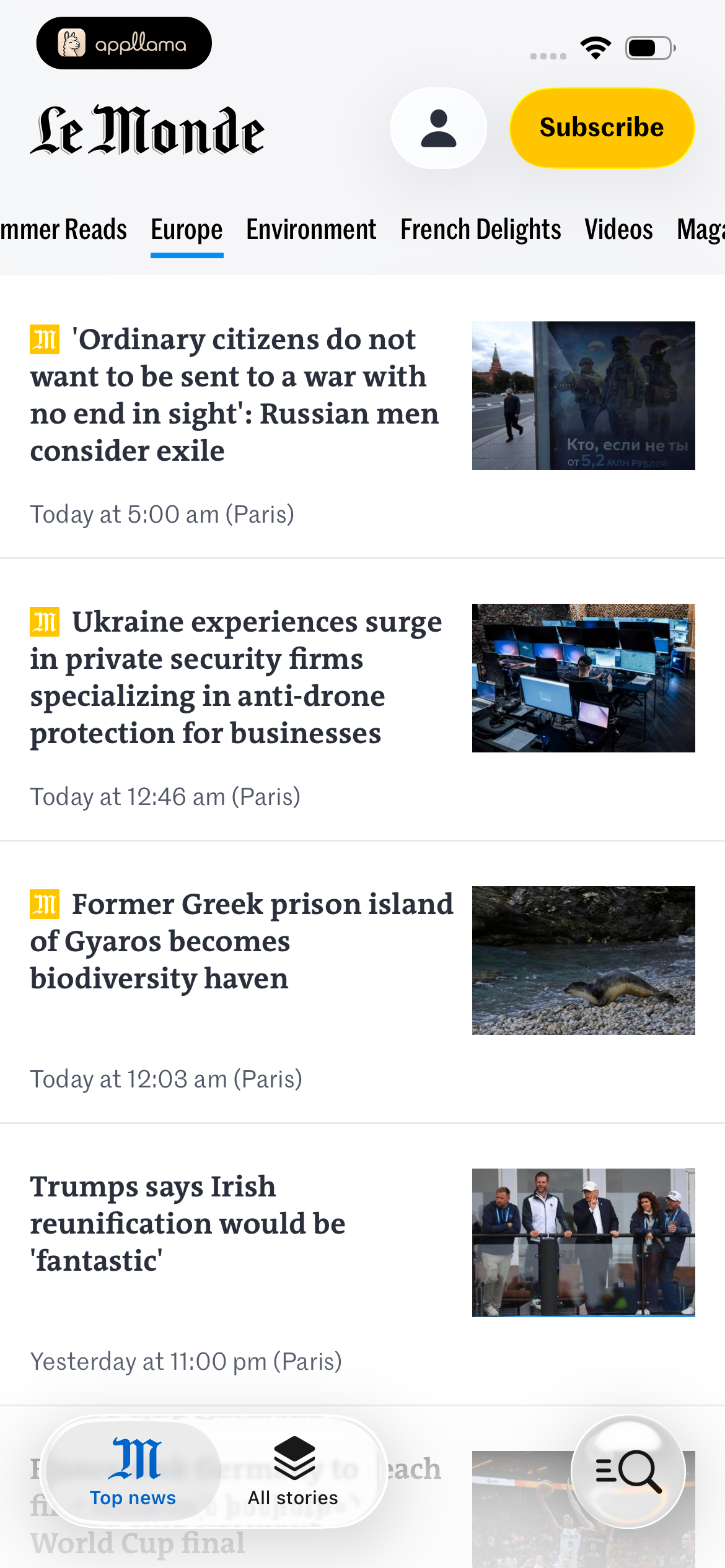 Europe News