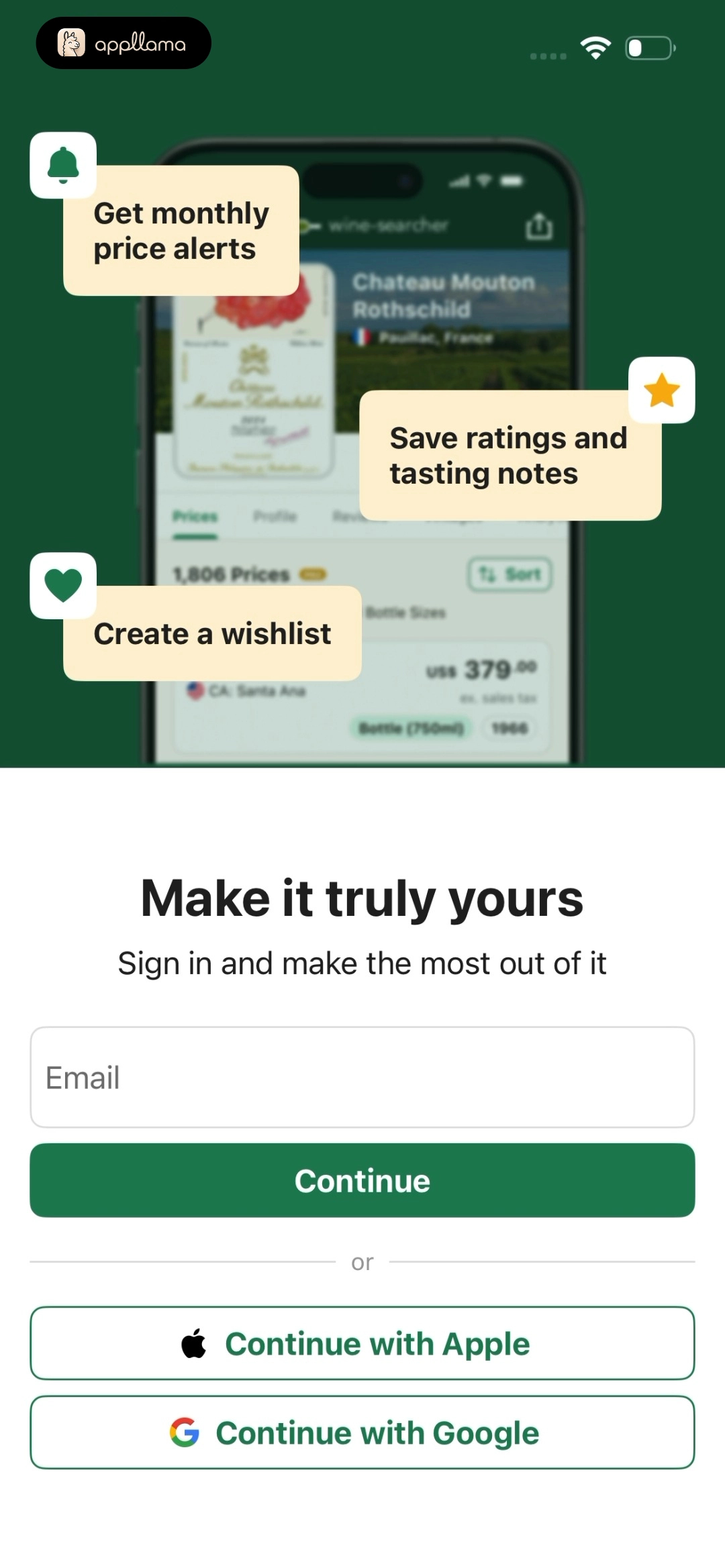 Sign In / Sign Up