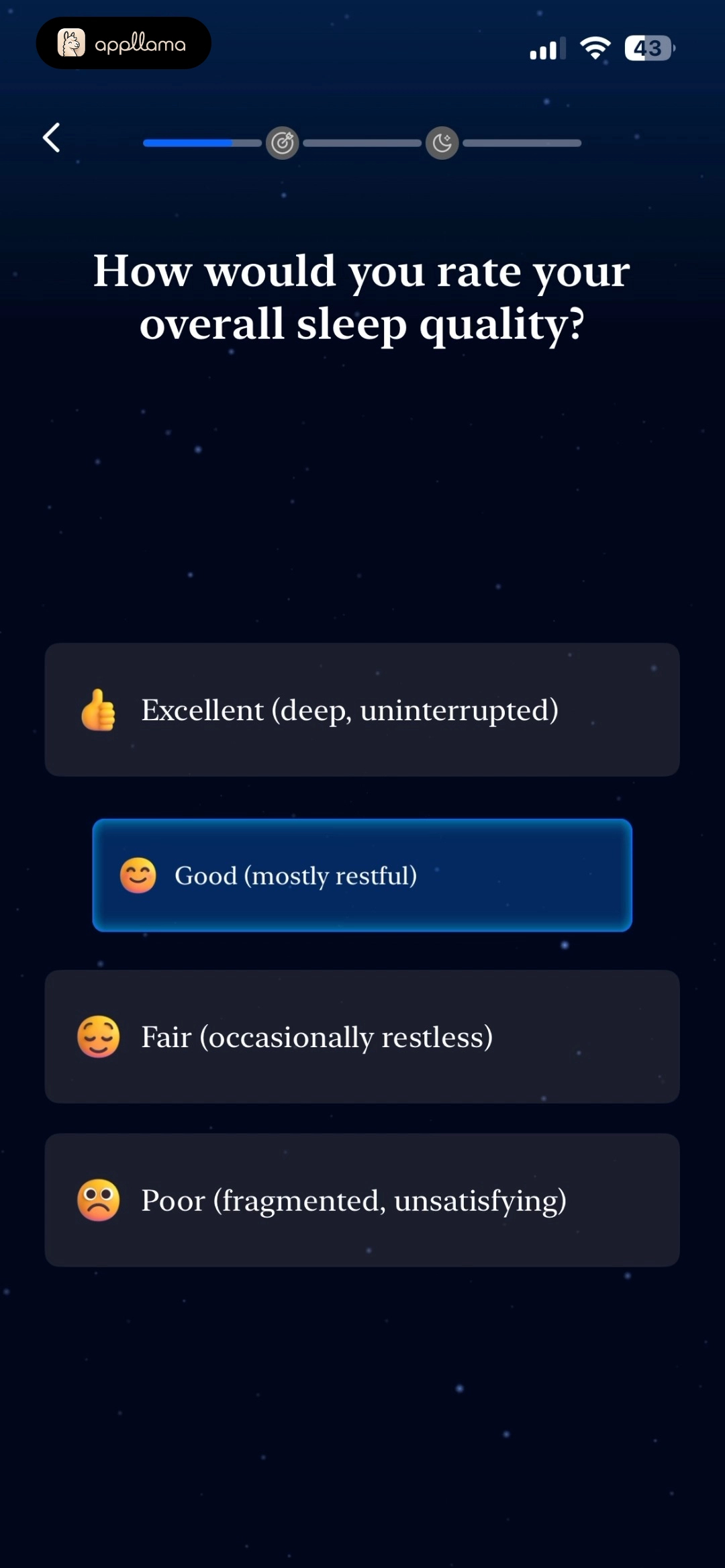 Sleep Quality Rating