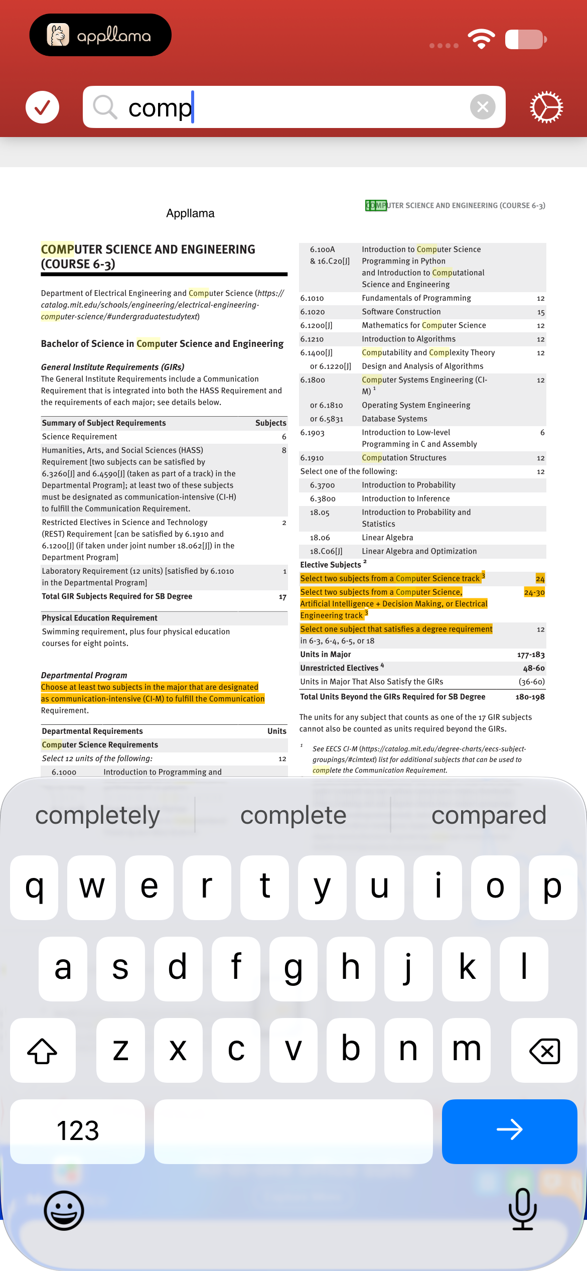 PDF Text Search